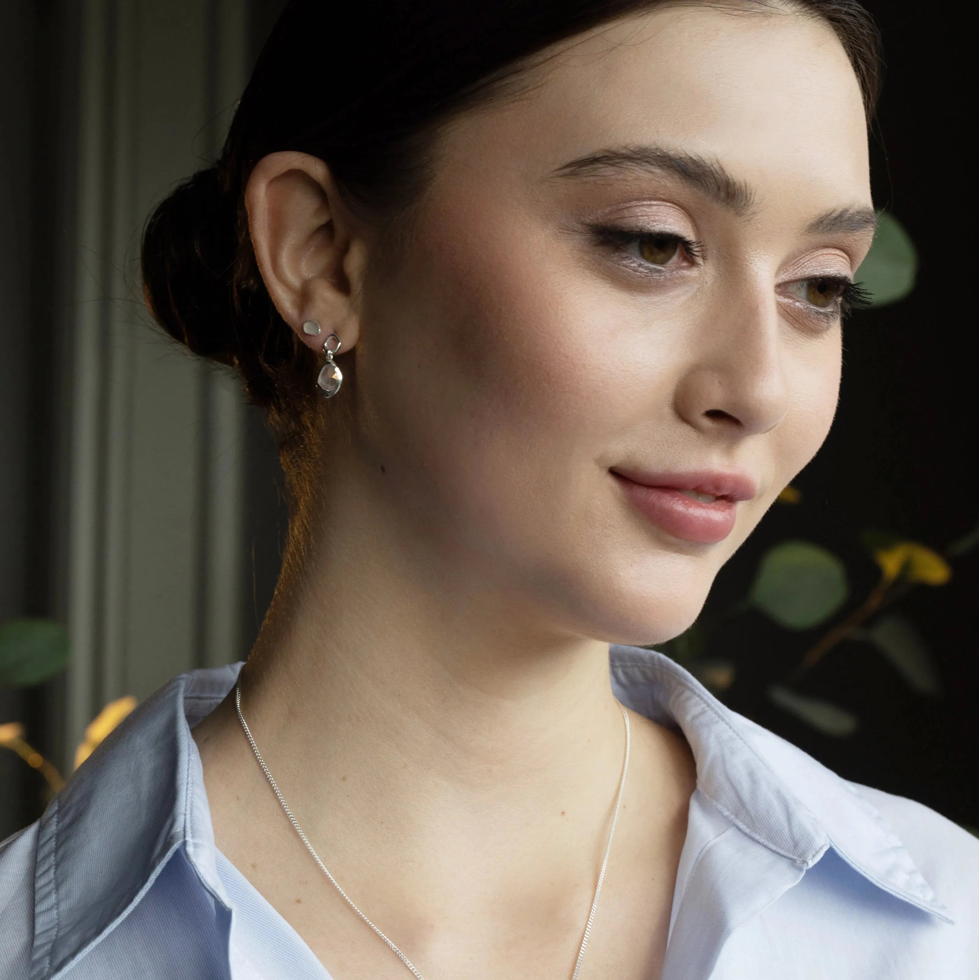 Juvi Rose Quartz | Dapple Earrings