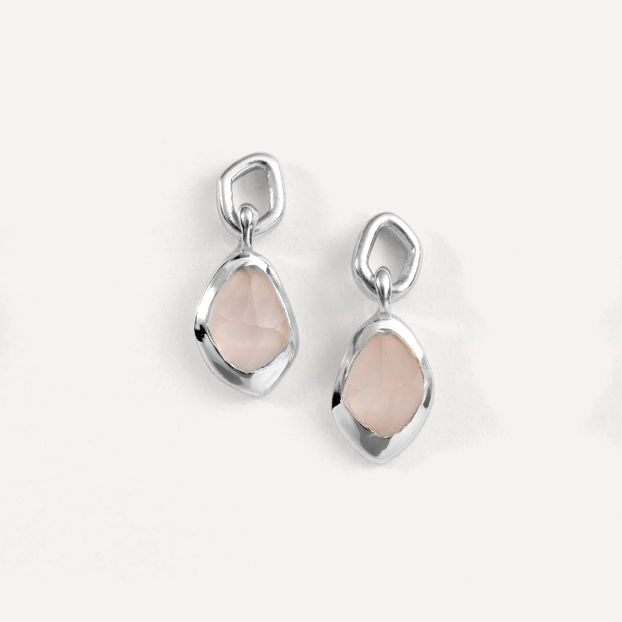 Juvi Rose Quartz | Dapple Earrings