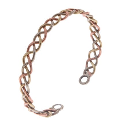 Kieran Cunningham Plaited Bracelet | Mixed Metal