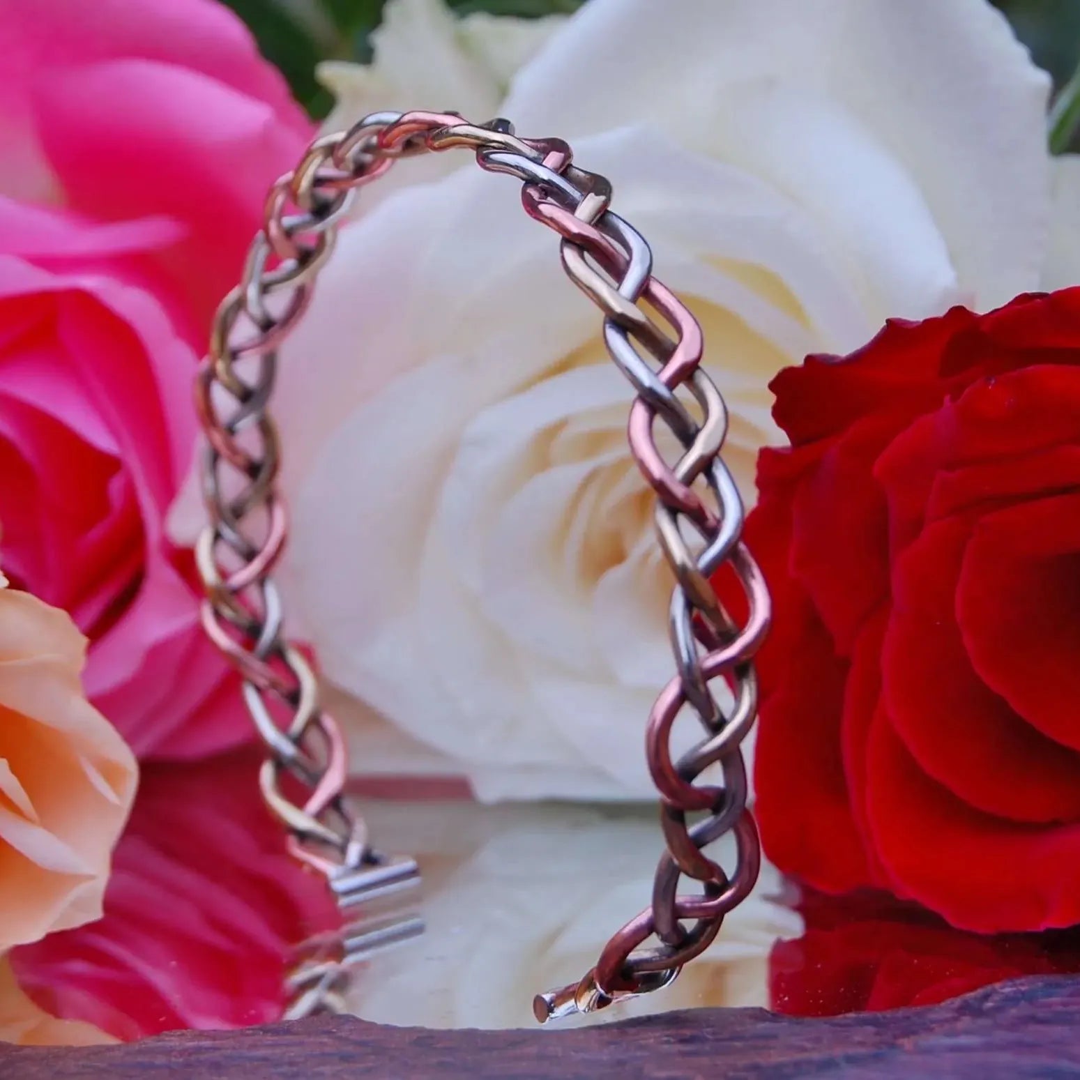 Kieran Cunningham Plaited Bracelet | Mixed Metal