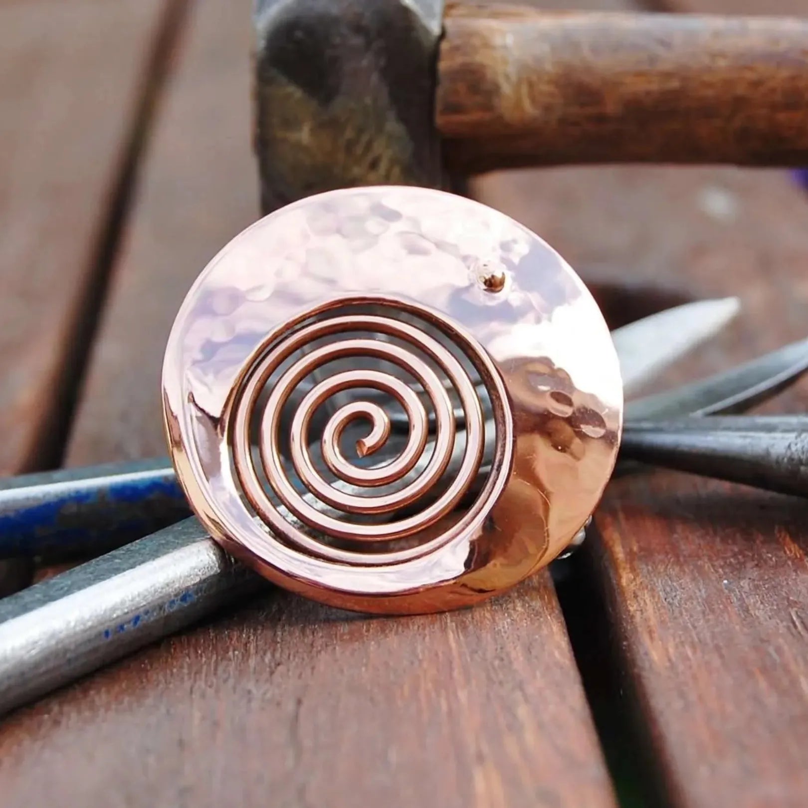Kieran Cunningham Summer Sun | Copper Brooch