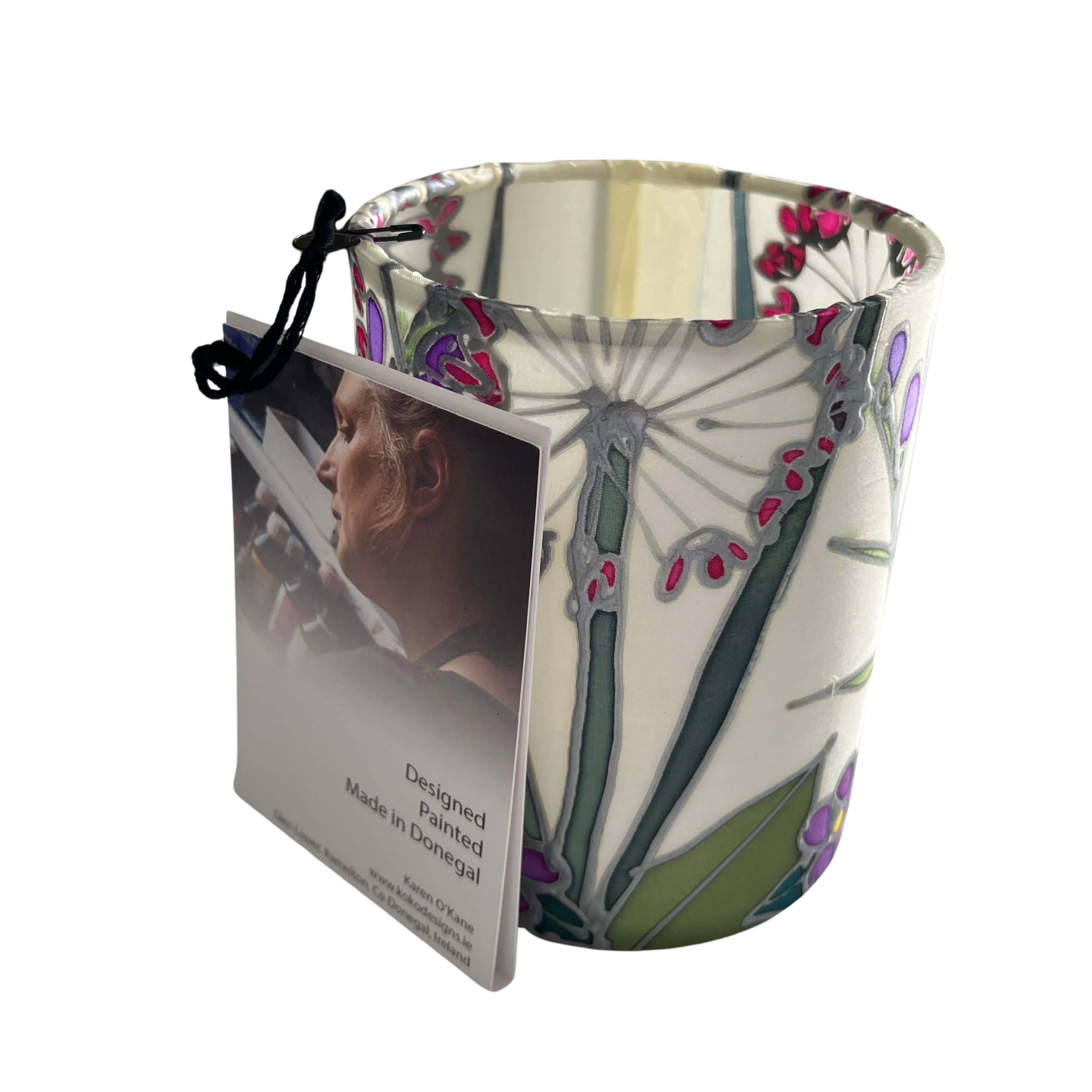 Koko Designs Cream Garden | Silk Tealight Holder