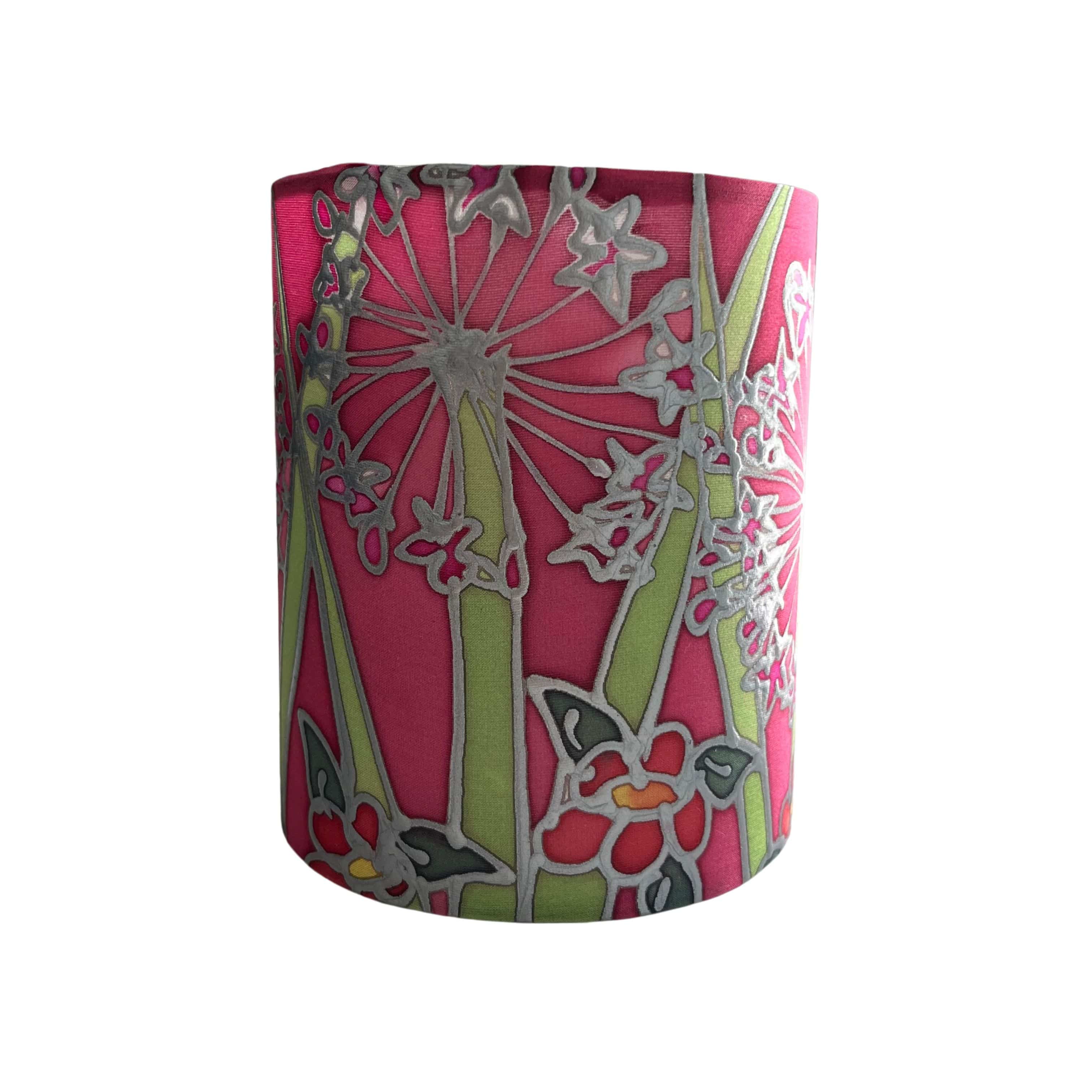 Koko Designs Pink Agapanthus | Silk Tealight Holder