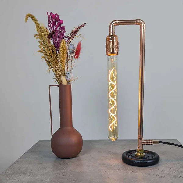 Kopper Kreation Abstract & Contemporary Recycled Copper Lamp | Glencar Lamp