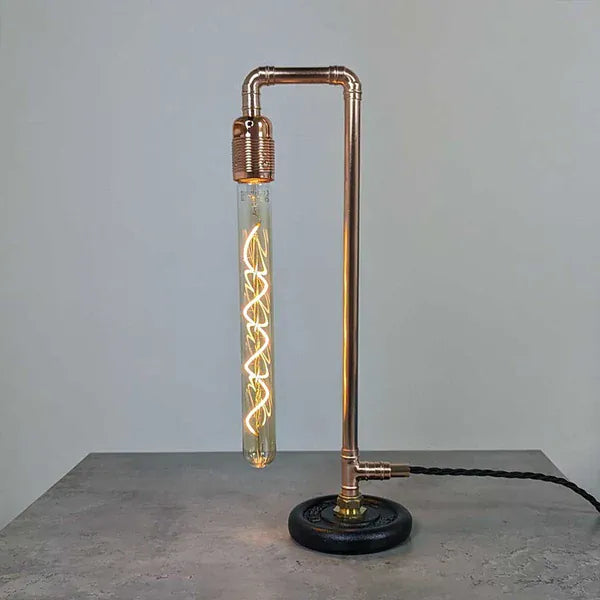 Kopper Kreation Abstract & Contemporary Recycled Copper Lamp | Glencar Lamp