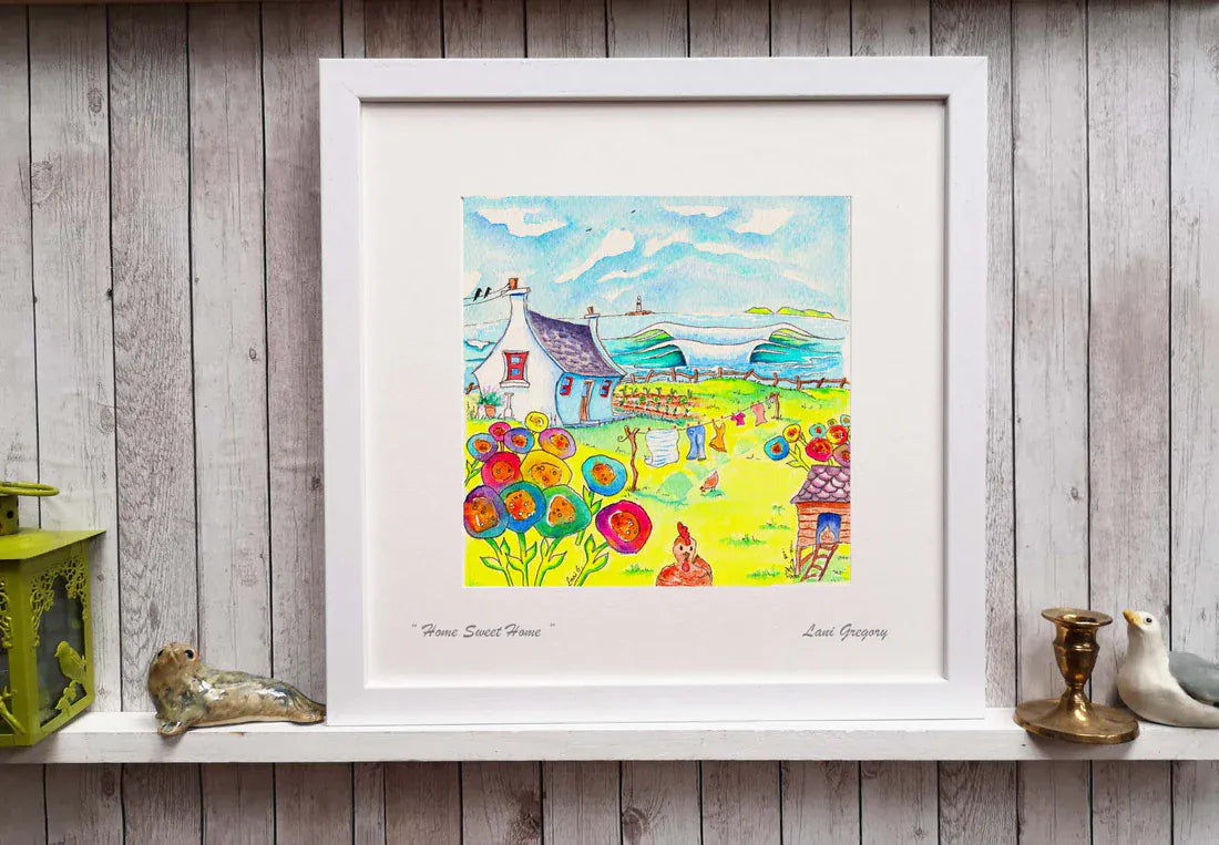 Lani Gregory Home Sweet Home | Framed Art Print