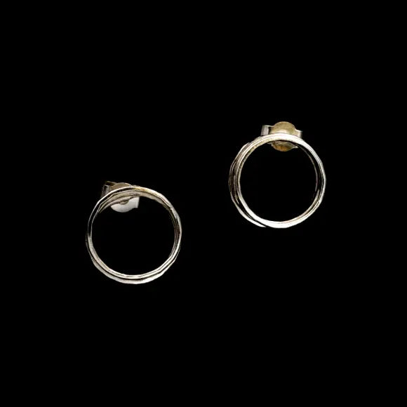 Lynsey De Burca Earrings Doorus | Sterling Silver Stud Earrings
