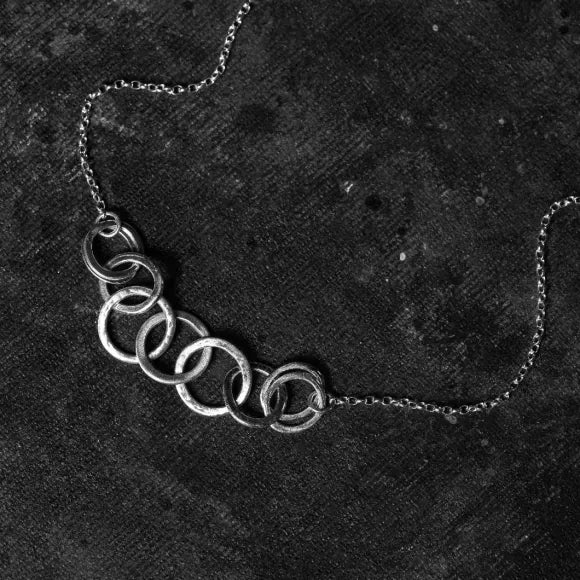 Lynsey De Burca Pendants/Necklaces Carran | Sterling Silver Chain Neckpiece