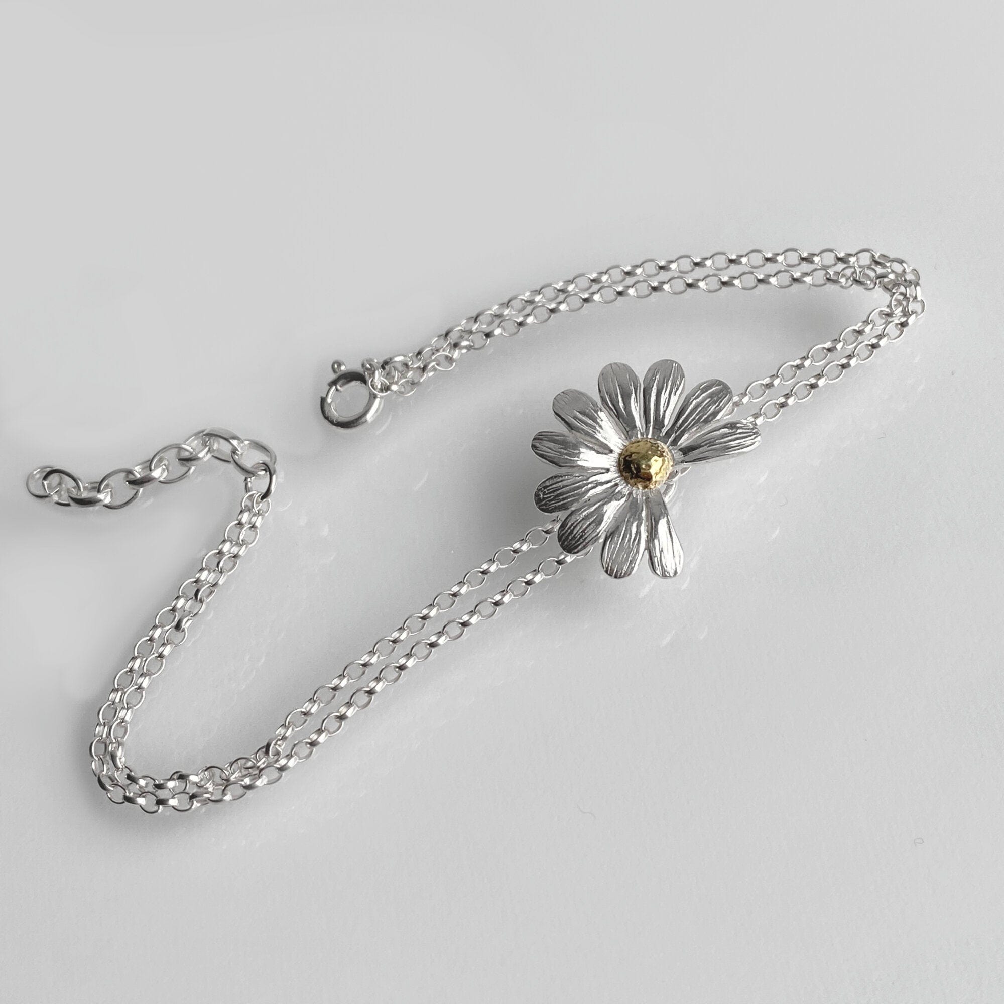 Martina Hamilton Bracelets/Bangles Daisy | Sterling Silver and 22ct Gold Plated Bracelet