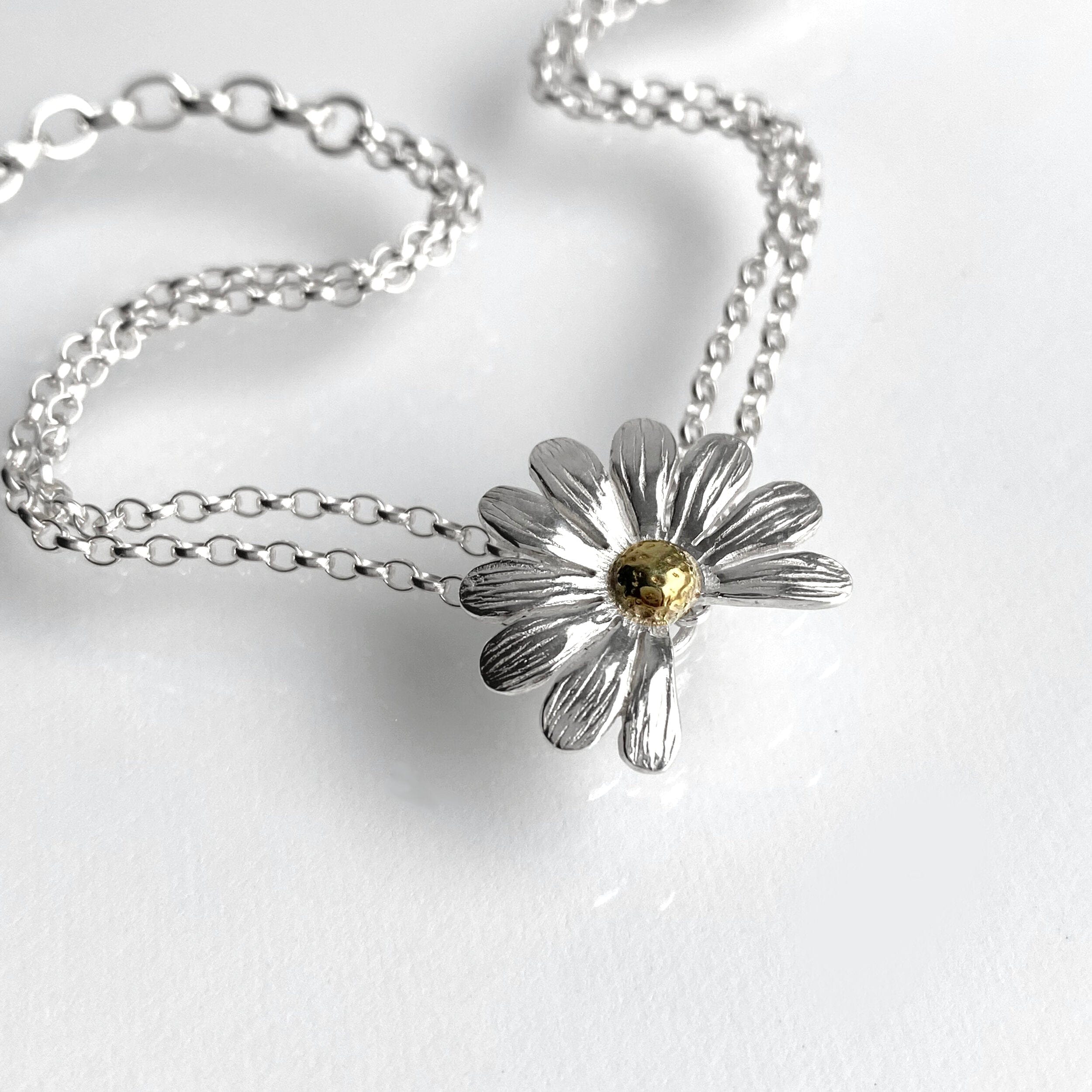 Martina Hamilton Bracelets/Bangles Daisy | Sterling Silver and 22ct Gold Plated Bracelet