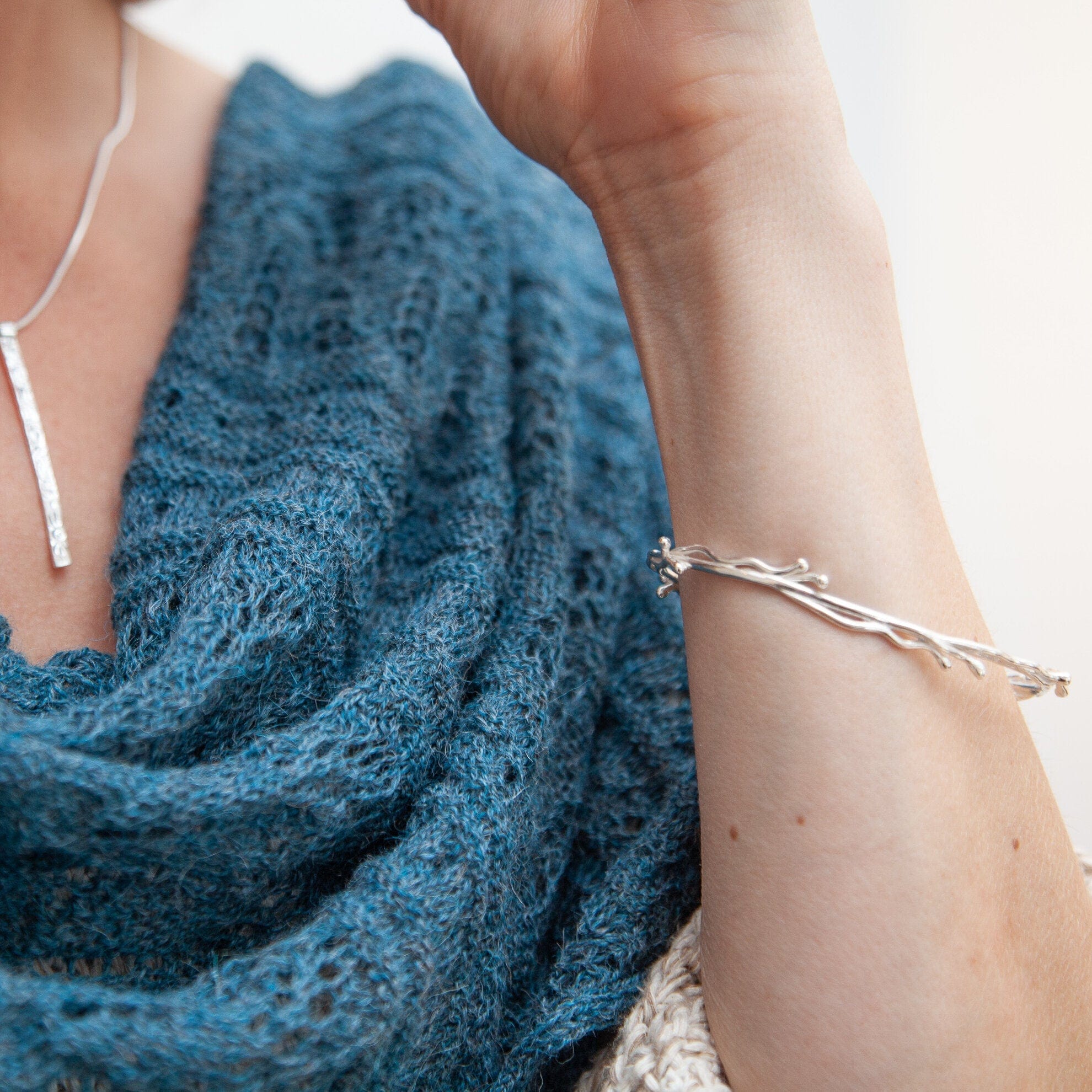 Martina Hamilton Nebula | Sterling Silver Bangle