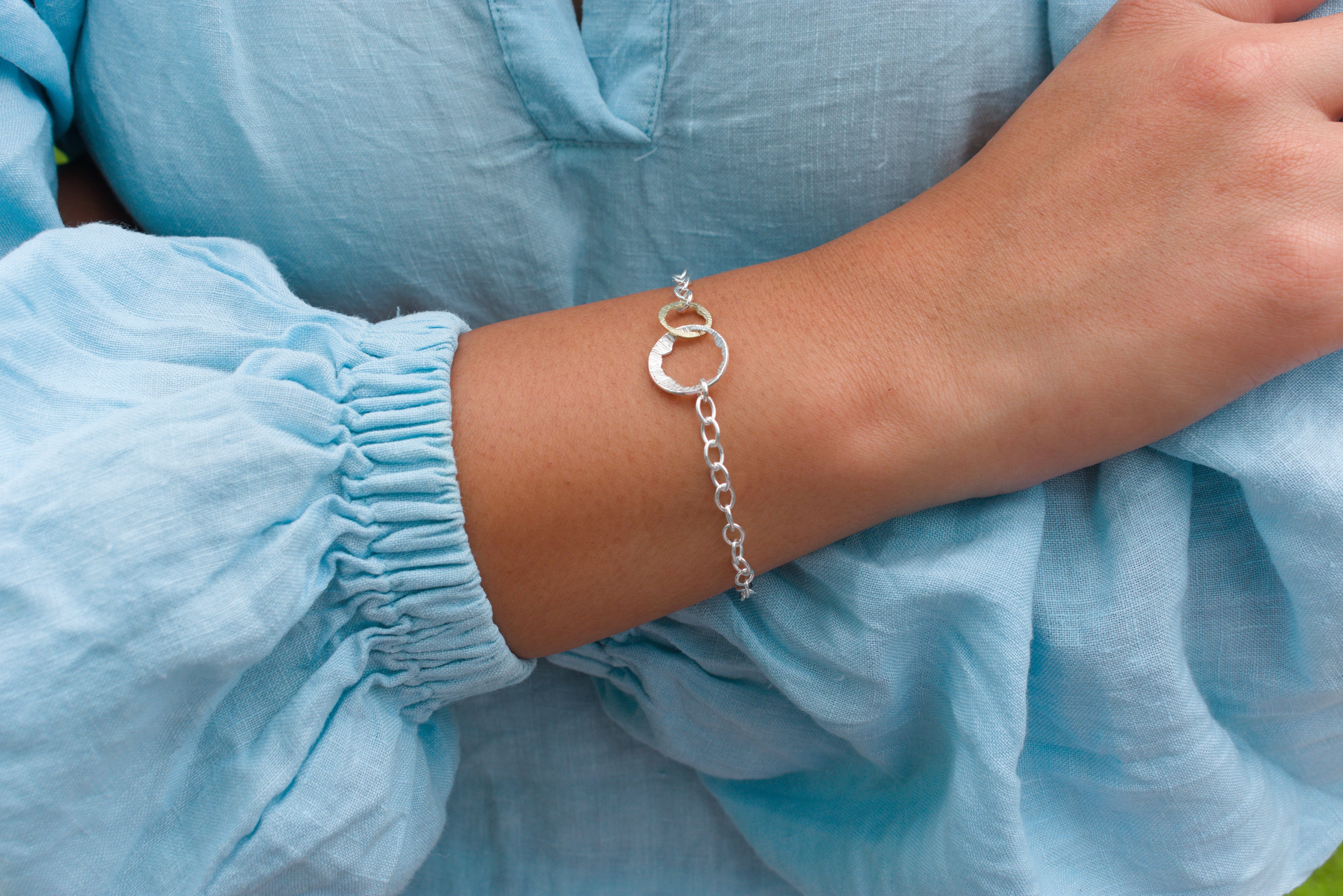 Martina Hamilton Shell | Sterling Silver Bracelet