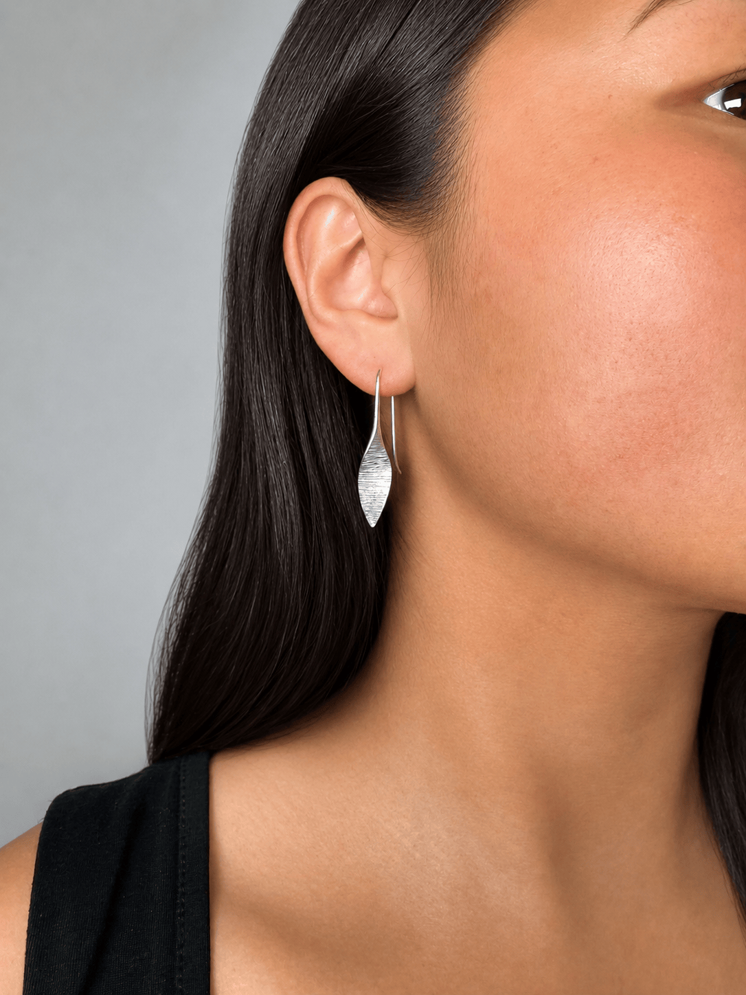 Martina Hamilton Earrings Bean Rí | Sterling Silver Drop Earrings Large