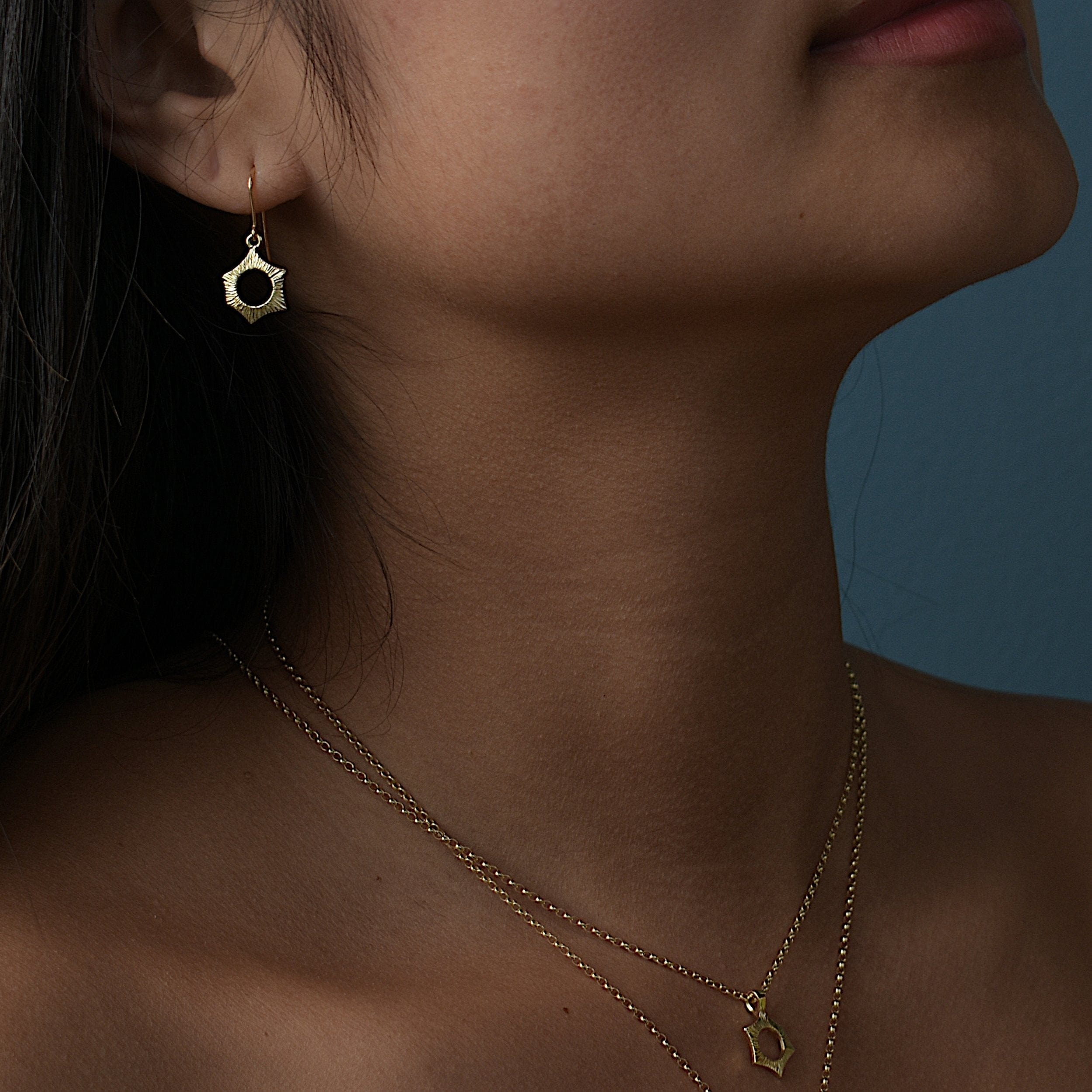 Martina Hamilton Earrings Ériu | 9ct Solid Gold Drop Earrings Small