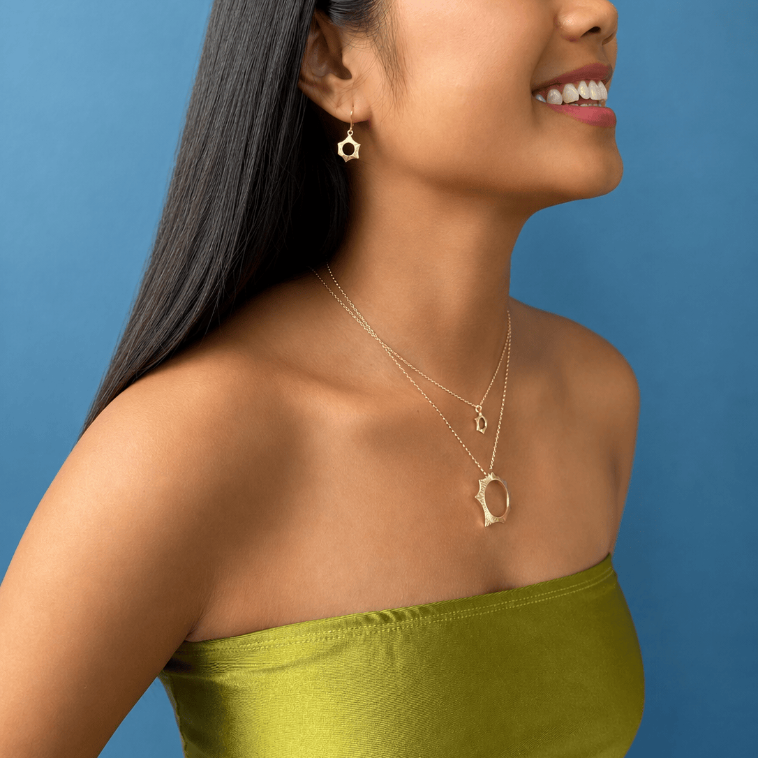 Martina Hamilton Earrings Ériu | 9ct Solid Gold Drop Earrings Small