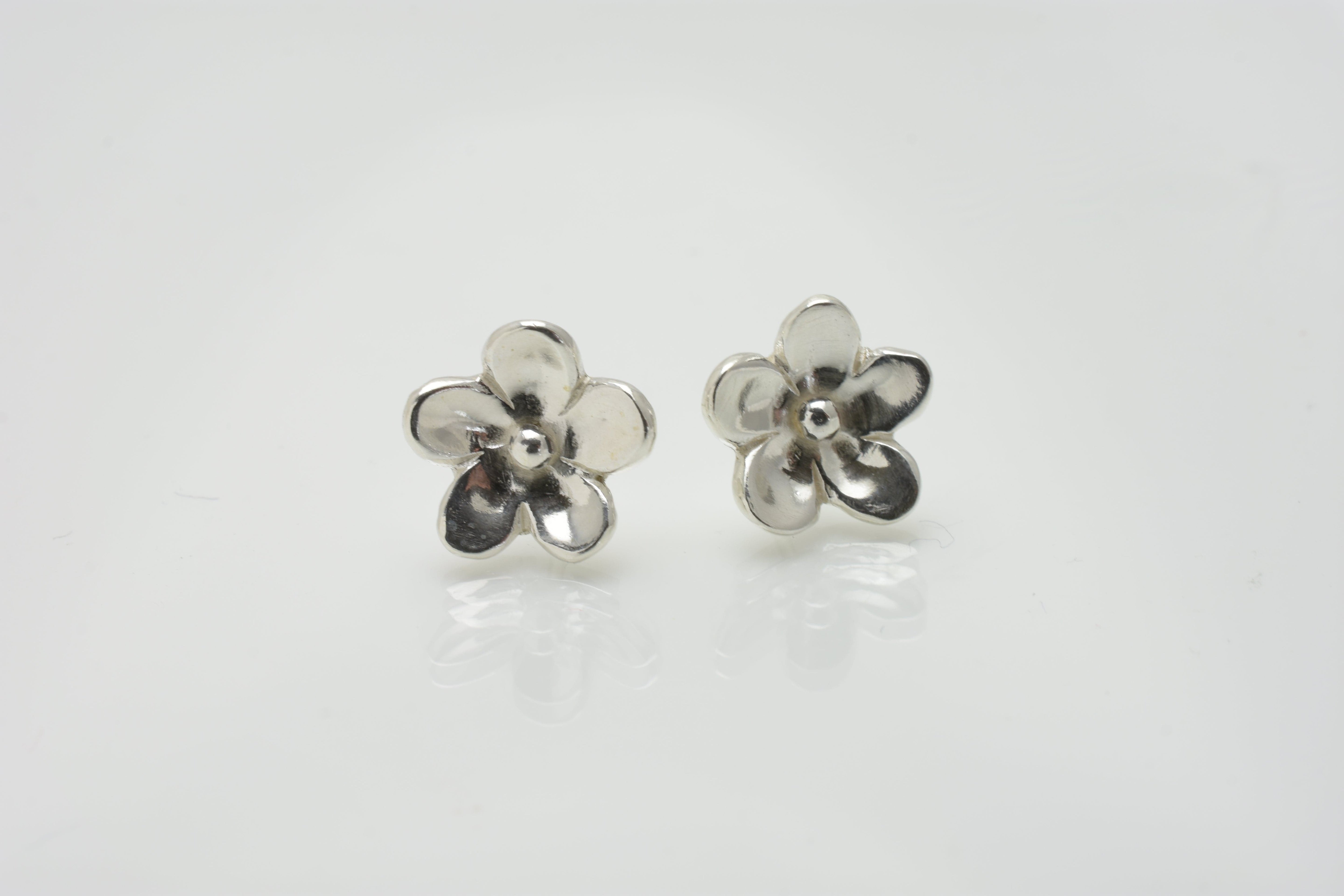 Martina Hamilton Earrings Forget Me Not | Sterling Silver Stud Earrings Medium