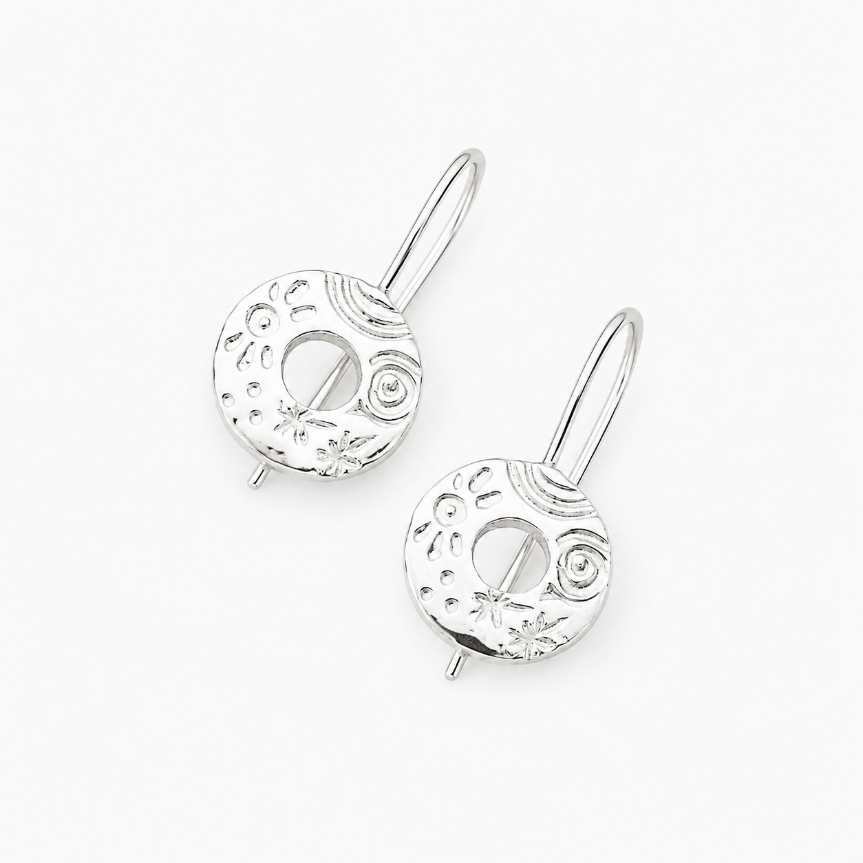 Martina Hamilton Earrings Heaven | Sterling Silver Drop Earrings Small