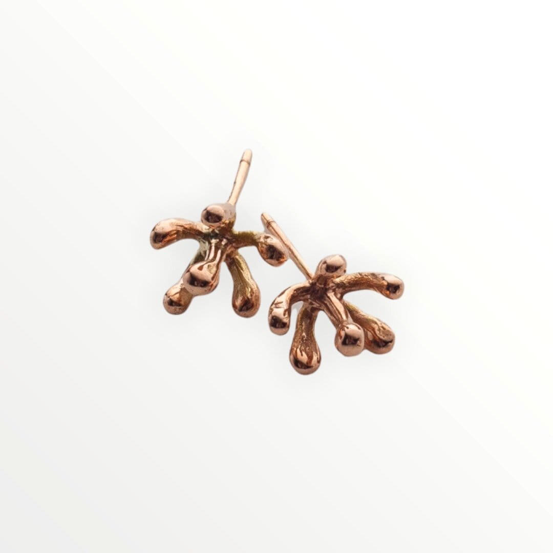 Martina Hamilton Earrings Nebula | 10ct Solid Rose Gold Stud Earrings