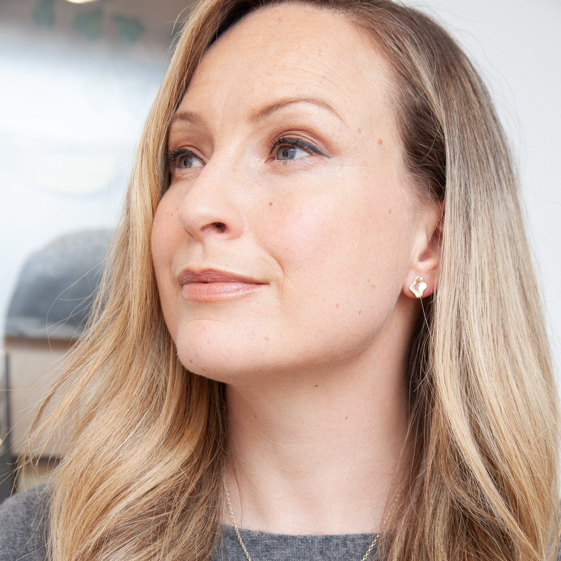 Martina Hamilton Reflections | 9ct Solid Gold Stud Earrings Petite