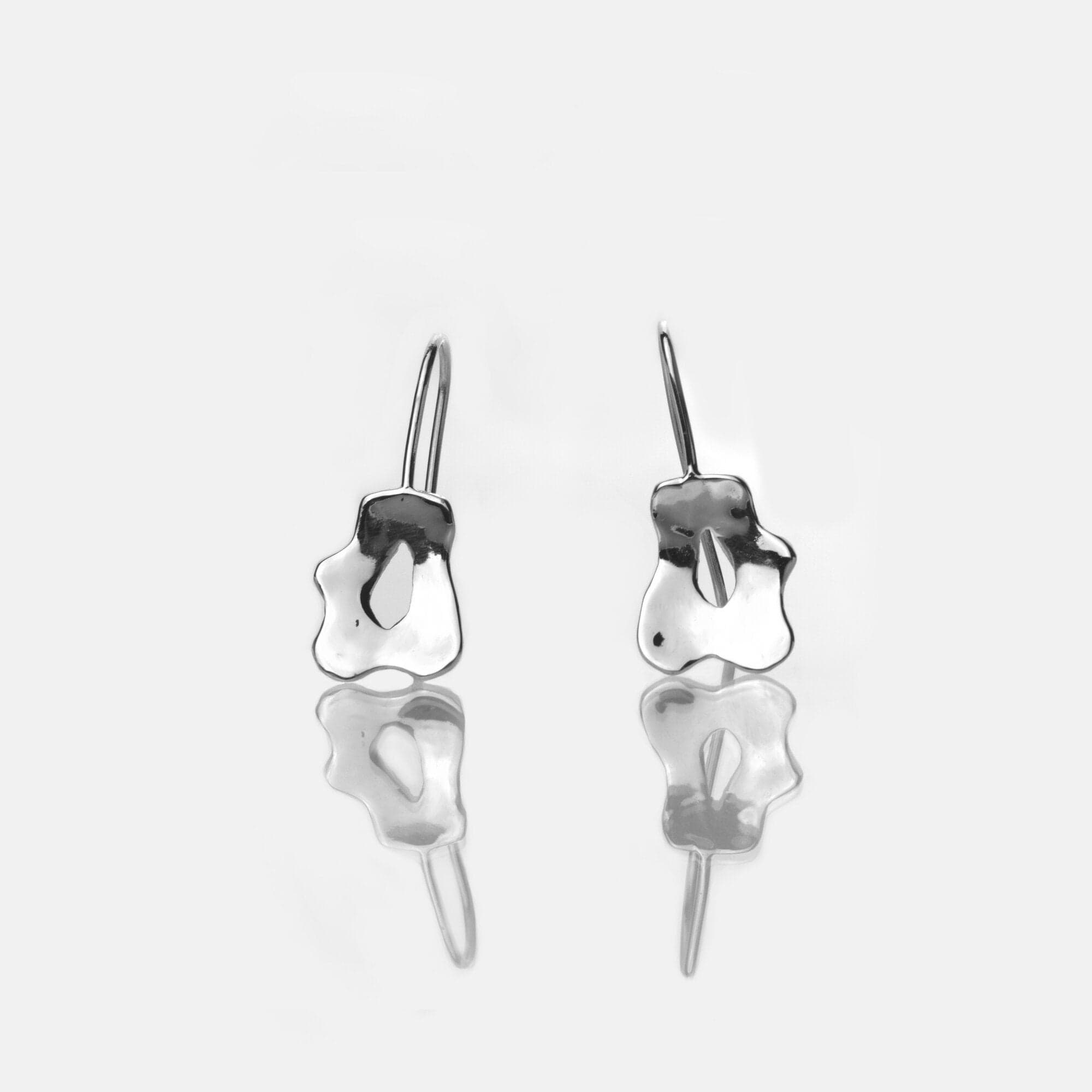 Martina Hamilton Earrings Reflections | Sterling Silver Drop Earrings Small