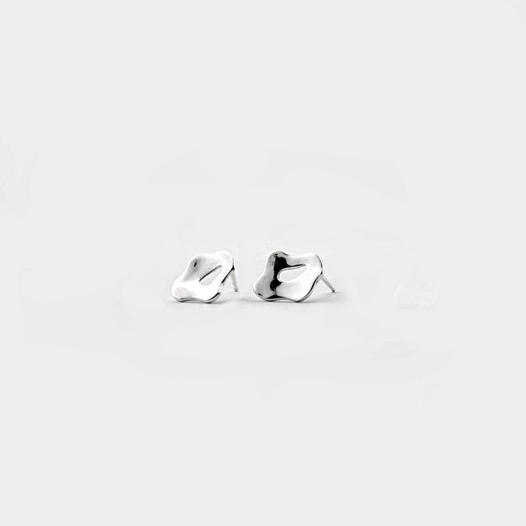 Martina Hamilton Earrings Reflections | Sterling Silver Stud Earrings Petite