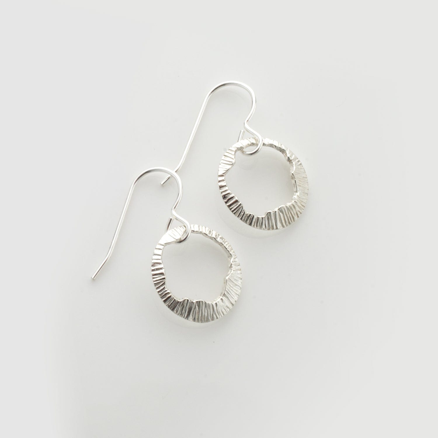 Martina Hamilton Earrings Shell | Sterling Silver Drop Earrings Small