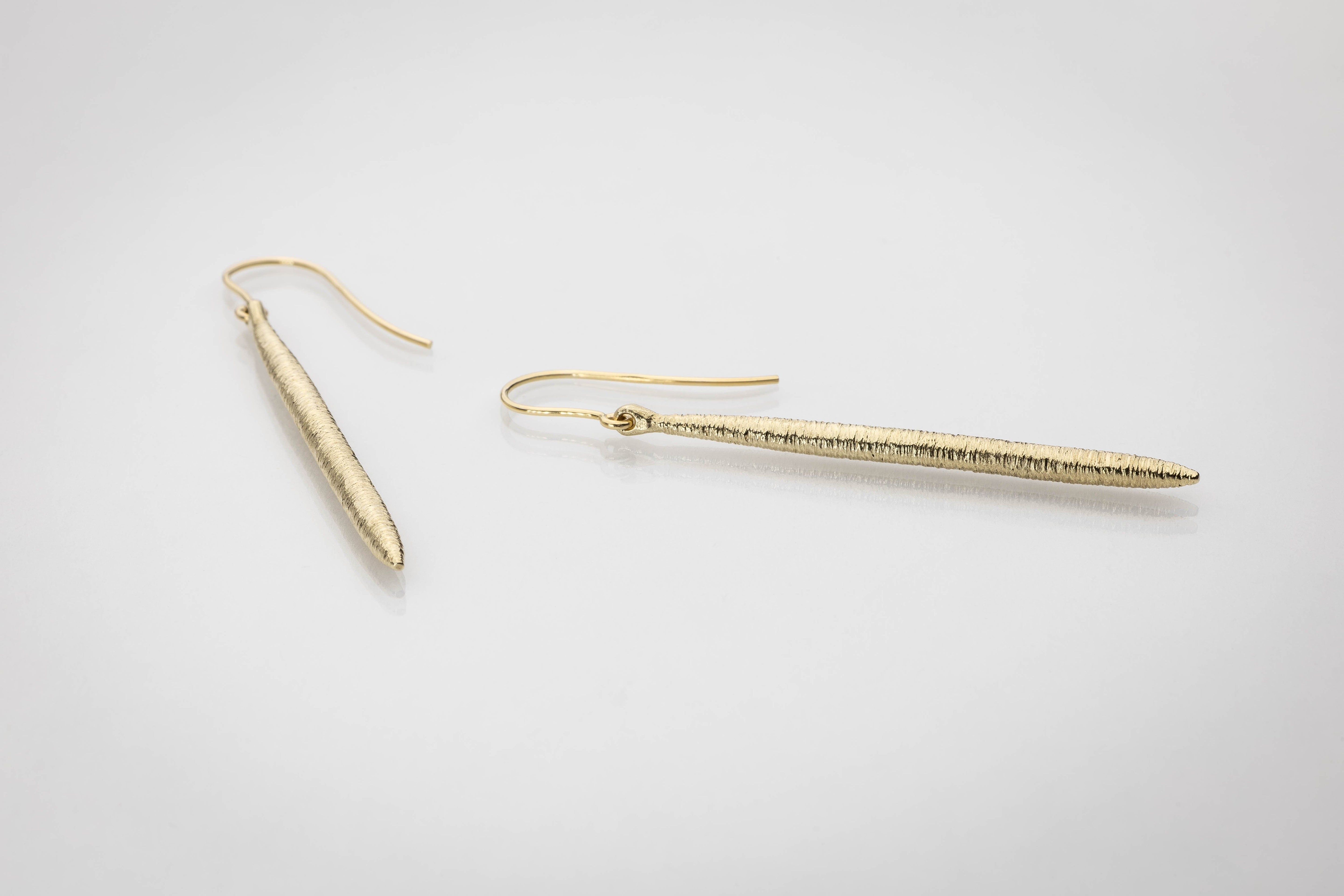 Martina Hamilton Earrings Síoda | 9ct Solid Gold Drop Earrings Large