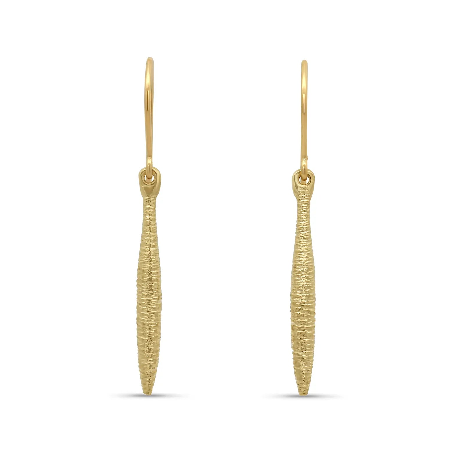 Martina Hamilton Earrings Síoda | 9ct Solid Gold Drop Earrings Small