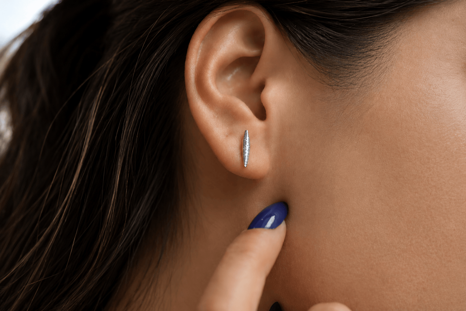 Martina Hamilton Earrings Síoda | Sterling Silver Stud Earrings Petite