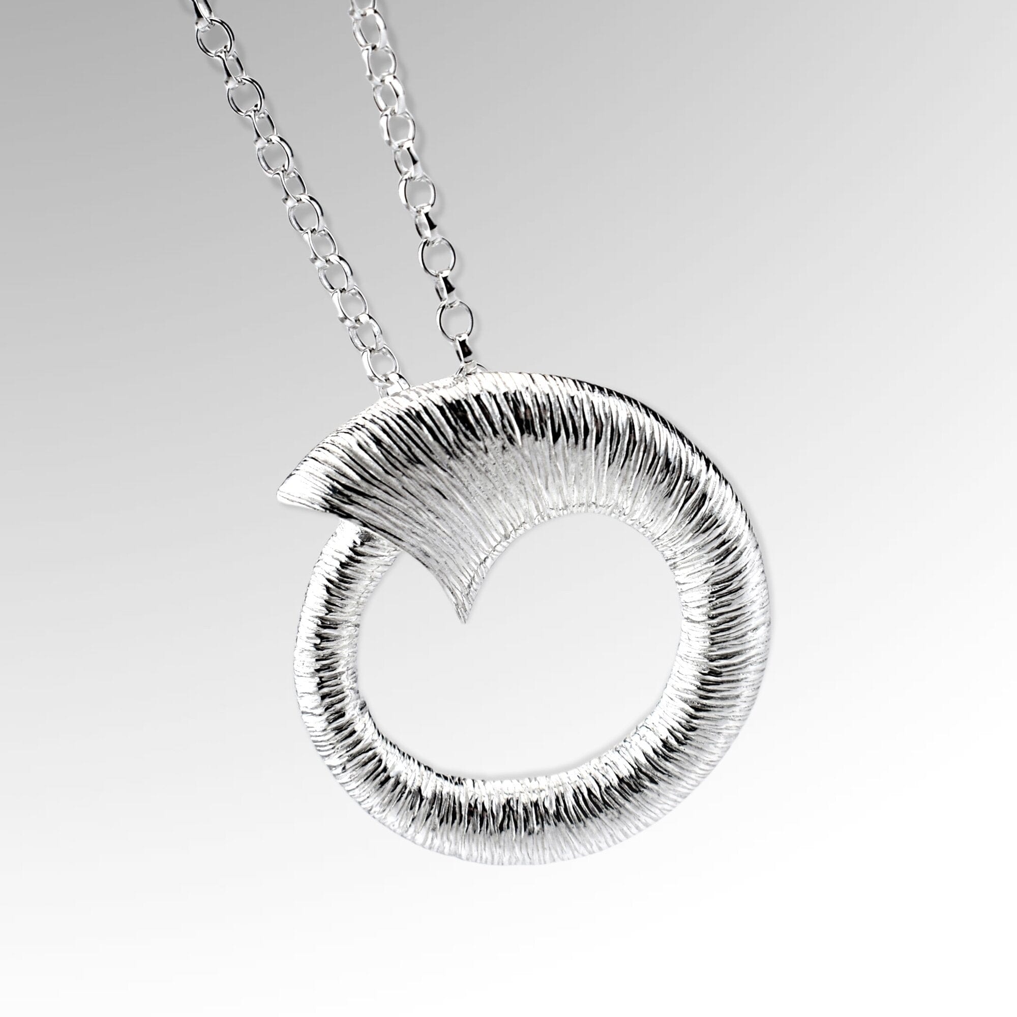 Martina Hamilton Pendants/Necklaces Croí Sliogán | Sterling Silver Pendant Signature