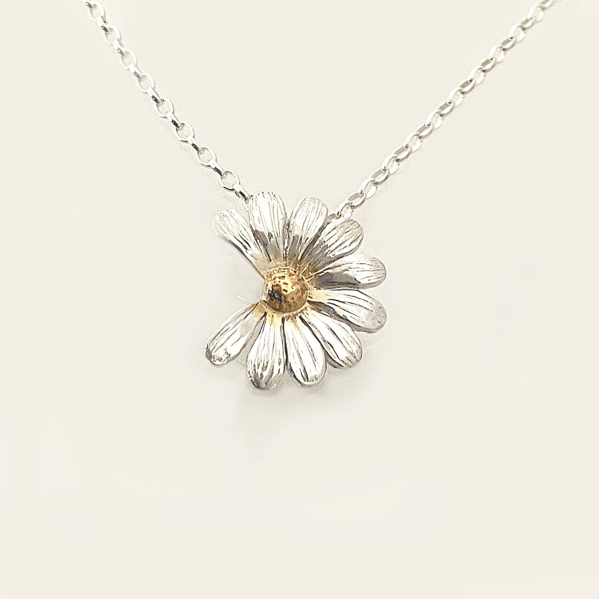Martina Hamilton Pendants/Necklaces Daisy | Sterling Silver Floral Pendant