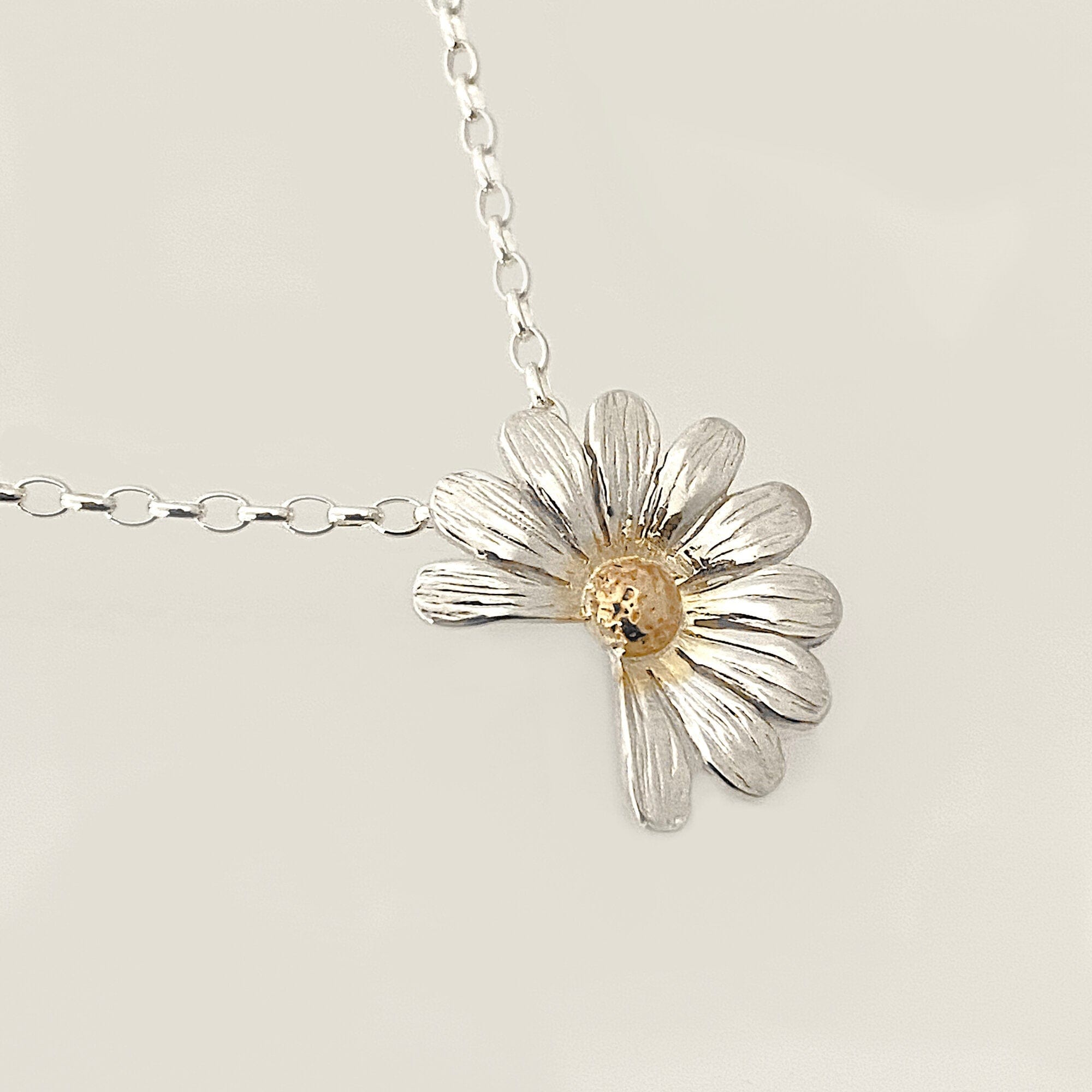Martina Hamilton Pendants/Necklaces Daisy | Sterling Silver Floral Pendant