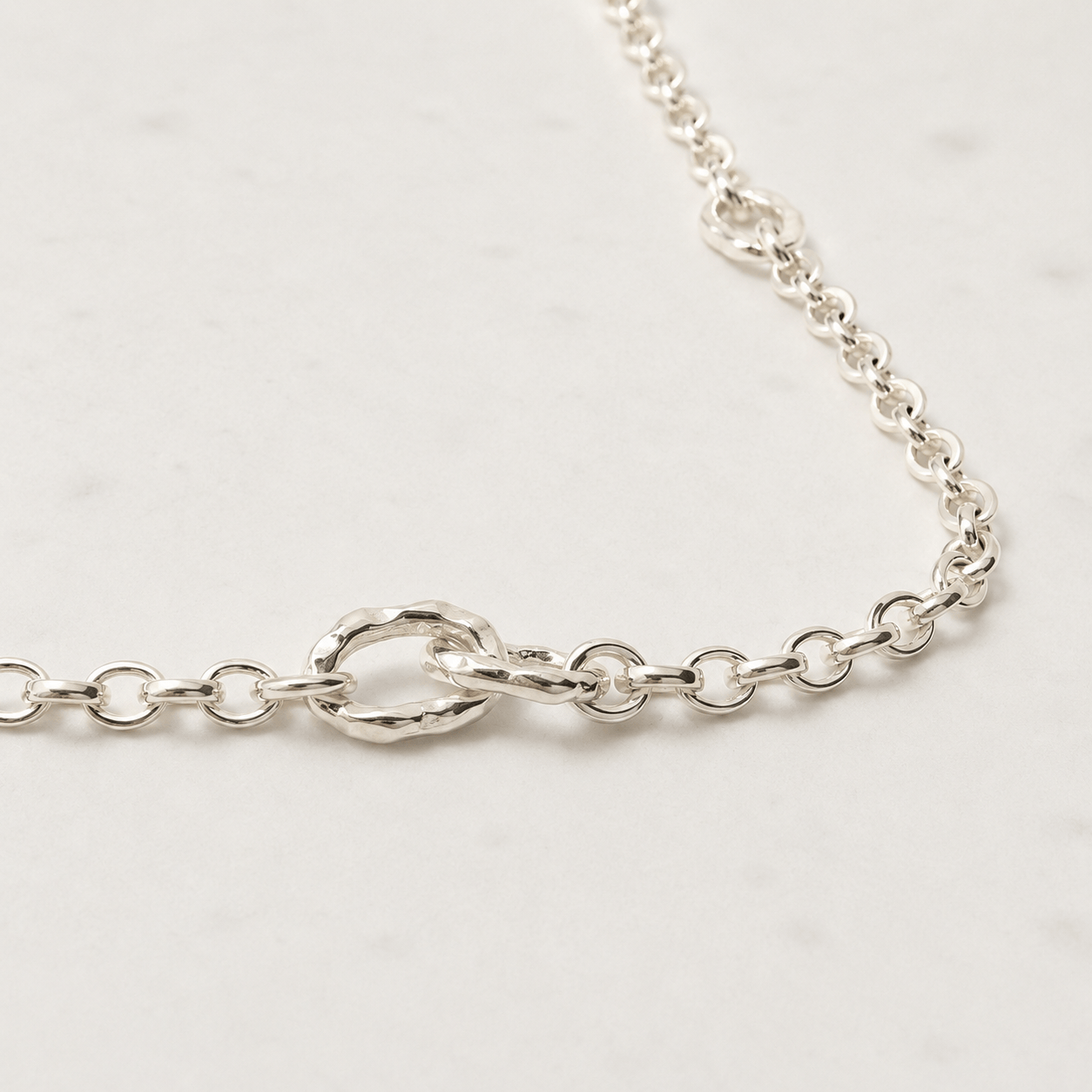 Martina Hamilton Pendants/Necklaces Island Link | Sterling Silver Necklace