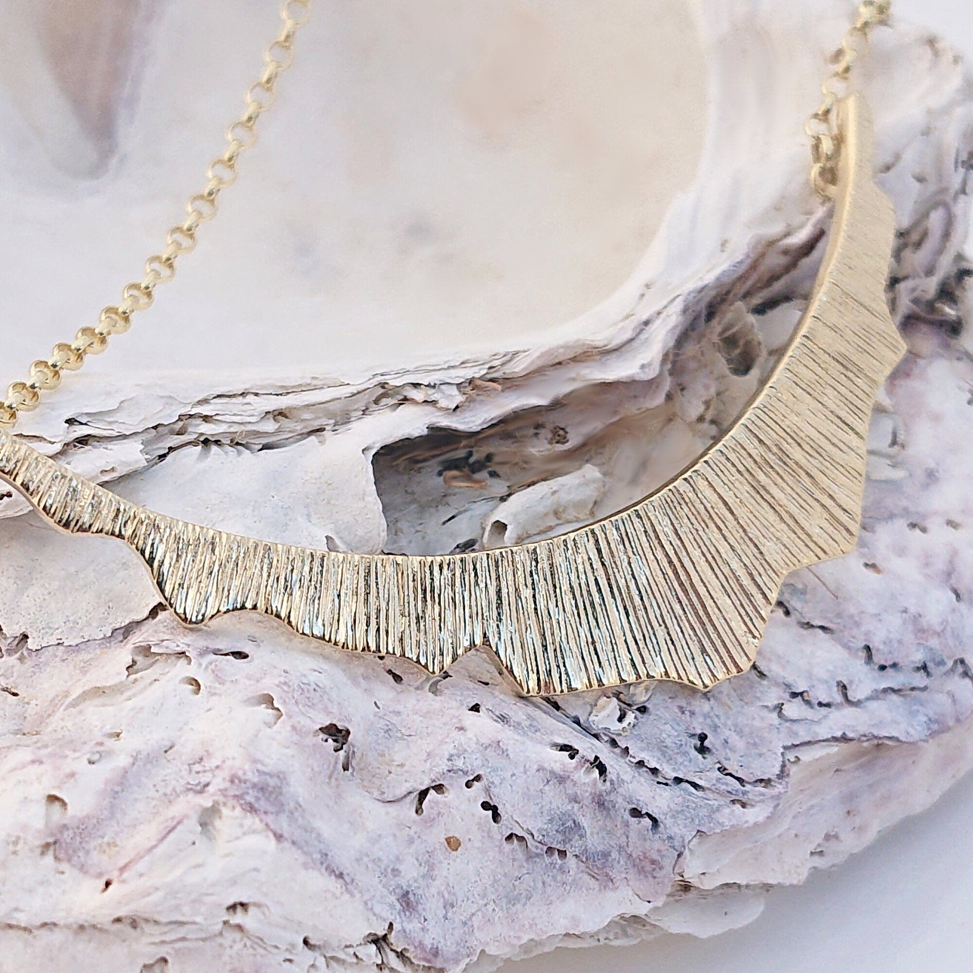 Martina Hamilton Pendants/Necklaces Seashore | 9ct Gold Necklace Large