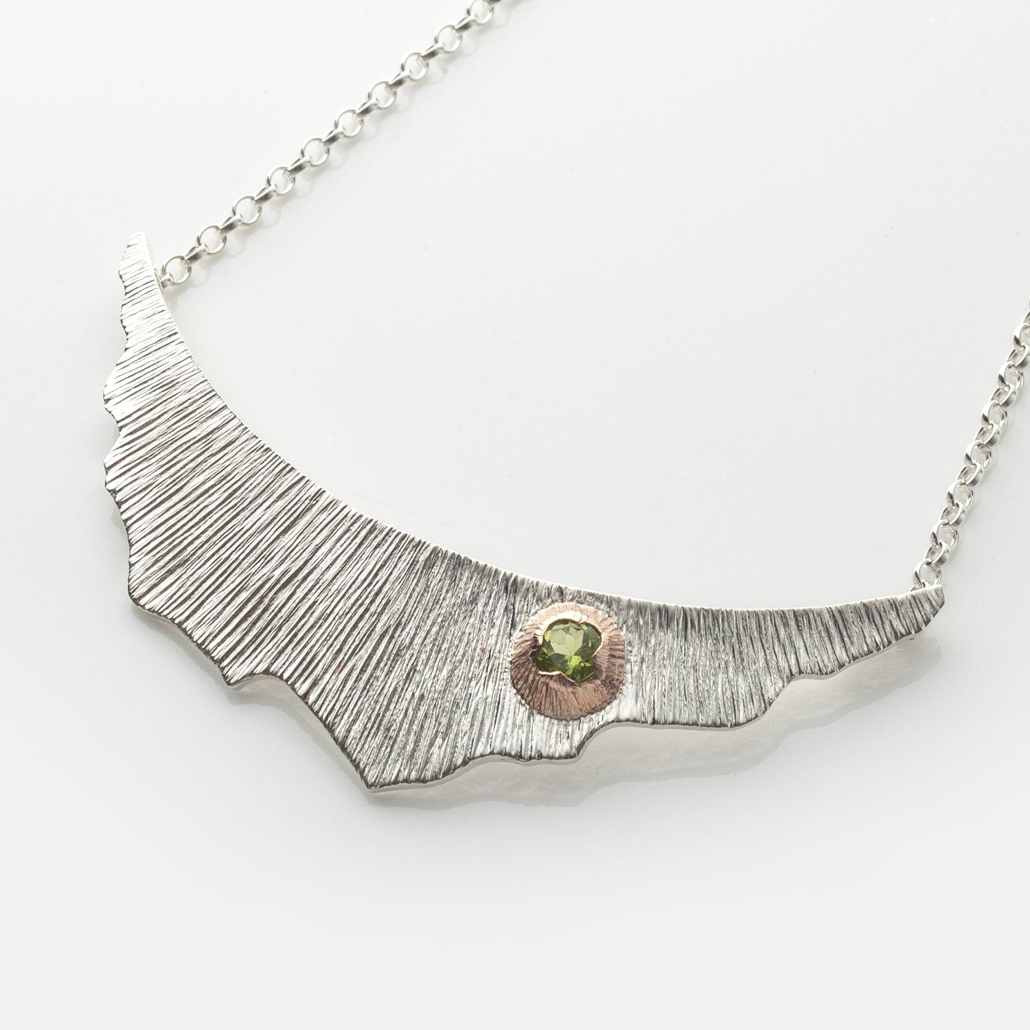 Martina Hamilton Pendants/Necklaces Seashore | Sterling Silver and 10ct Rose Gold with Semi Precious Gemstone Necklace