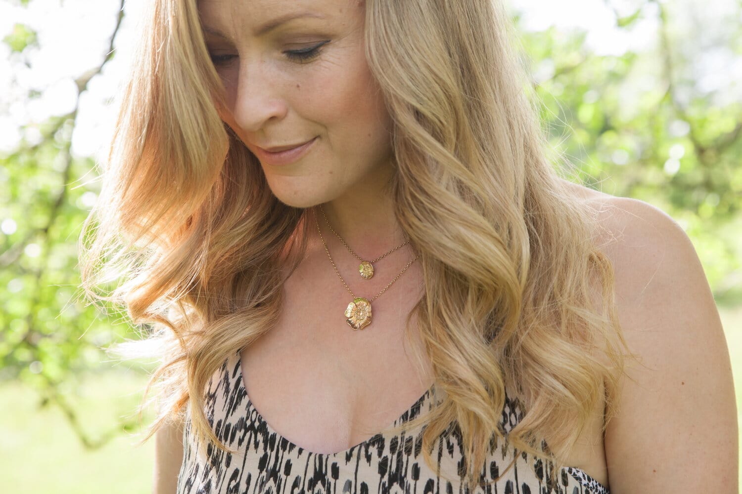 Martina Hamilton Pendants/Necklaces Wild Irish Rose | 9ct Solid Gold Pendant Medium