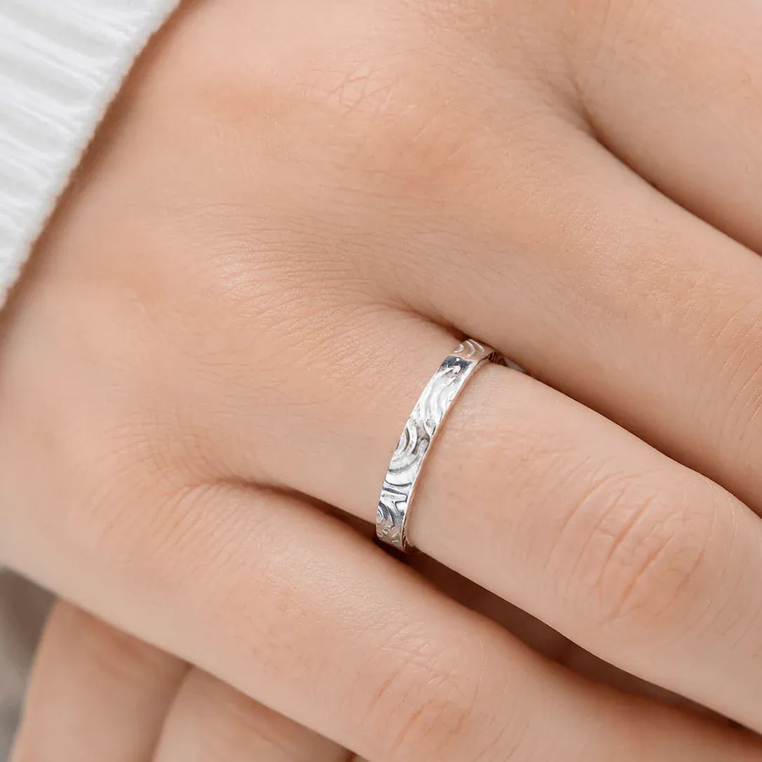 Martina Hamilton Rings Heaven | Sterling Silver 3mm Width Ring