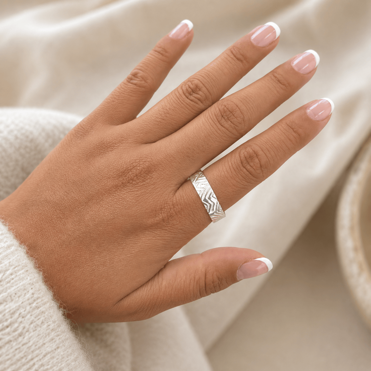 Martina Hamilton Rings Heaven | Sterling Silver 6mm Width Ring
