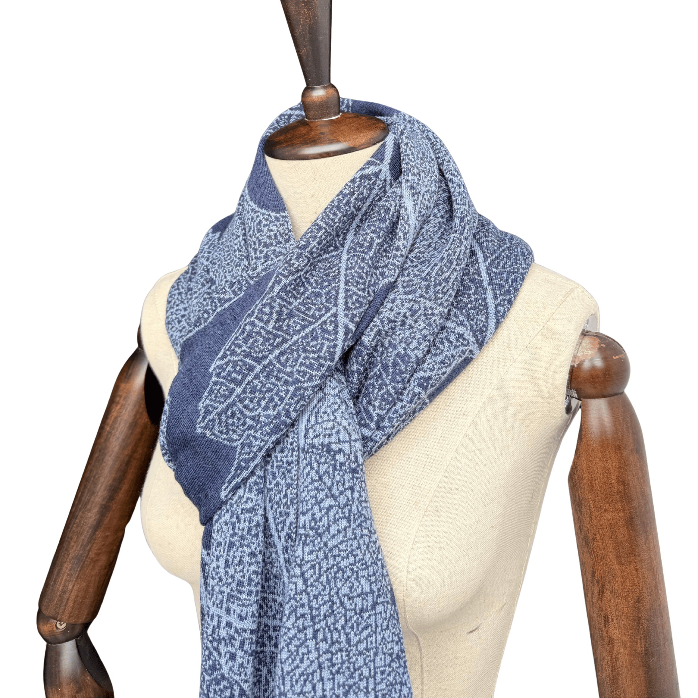 McKernan Scarves Denim Dusk | Samara Woollen Scarf
