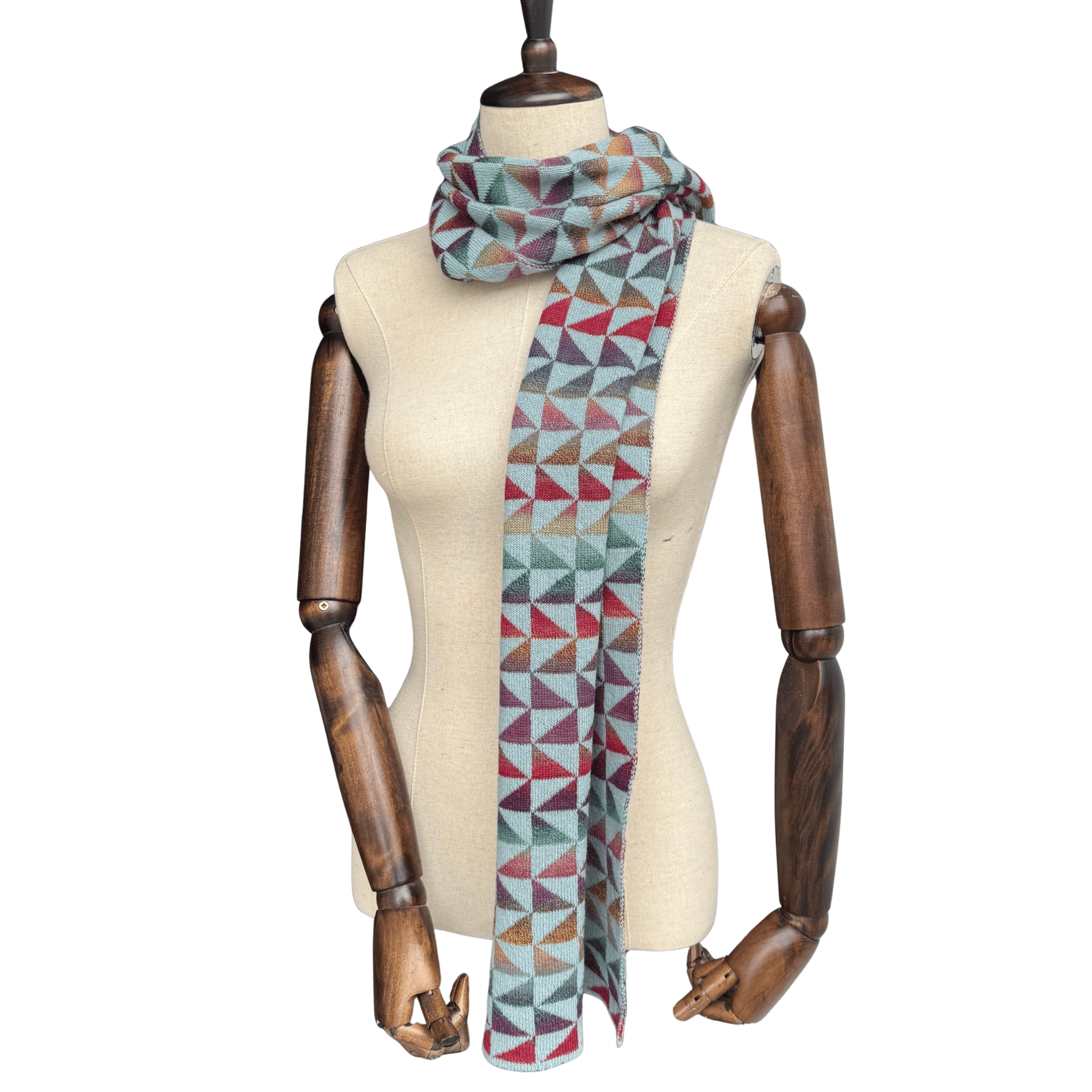 Mckernan Scarves Duck Egg | Trio Woven Scarf