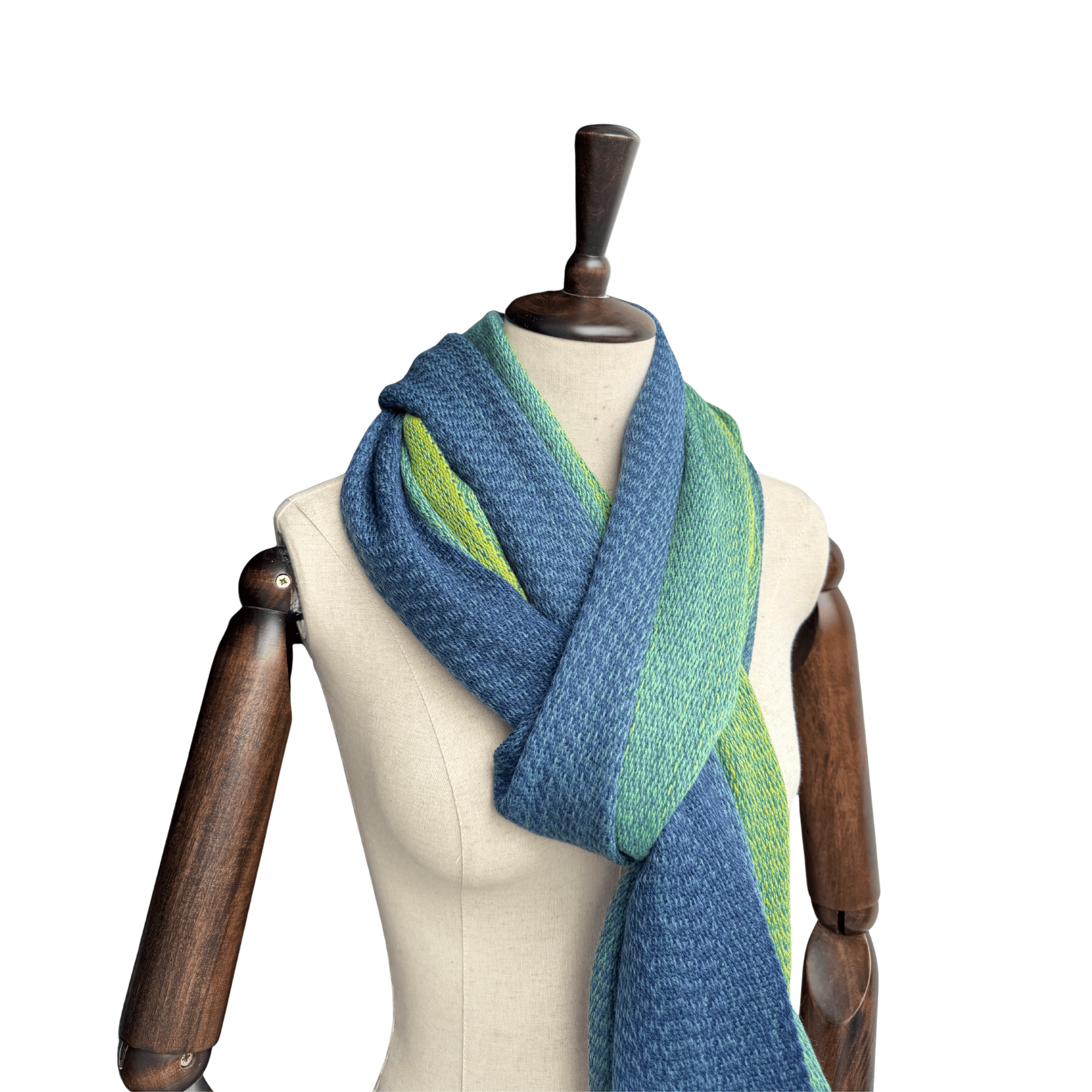 McKernan Scarves Green Current | Cosmo Woven Scarf
