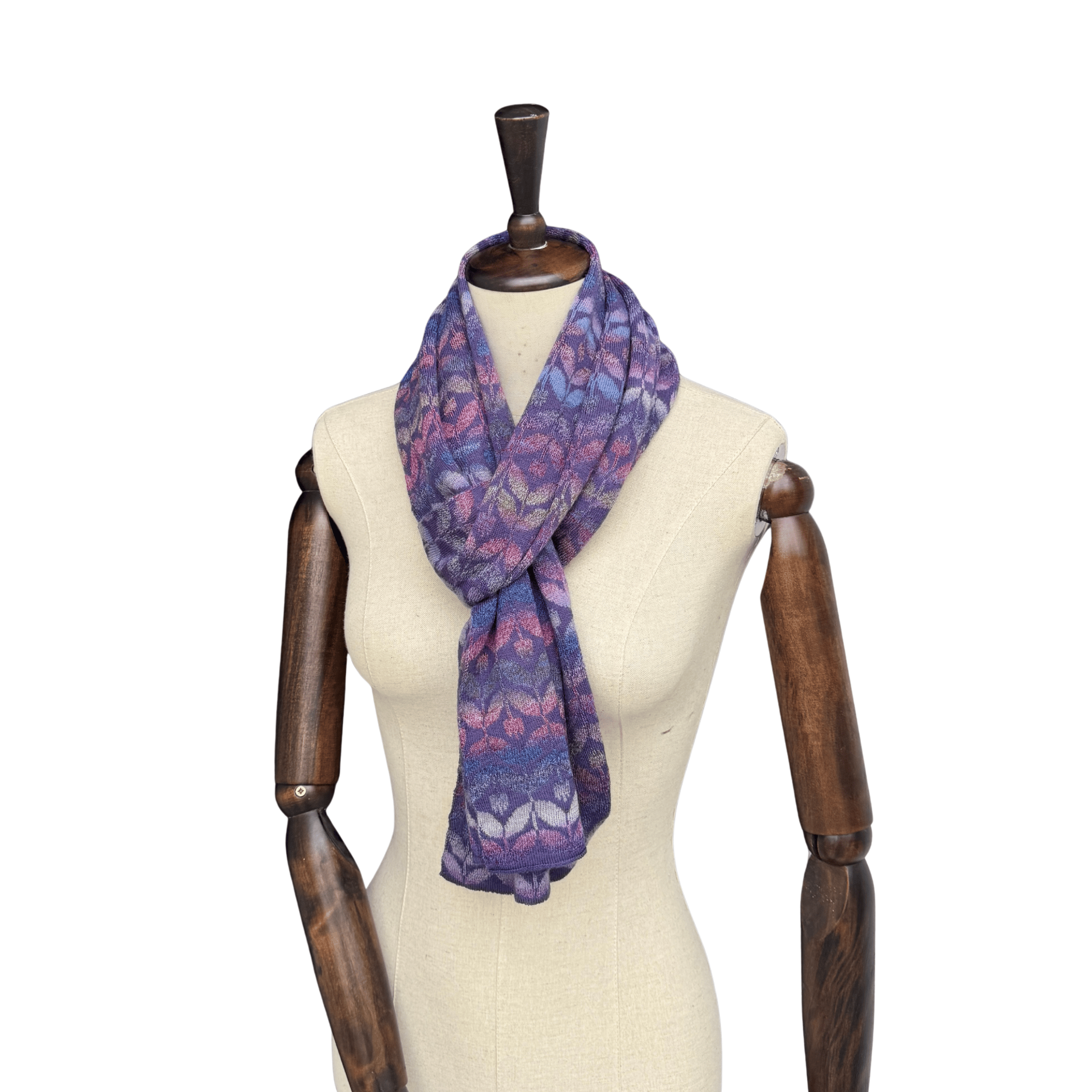 McKernan Scarves Violet Trace | Linden Woollen Scarf