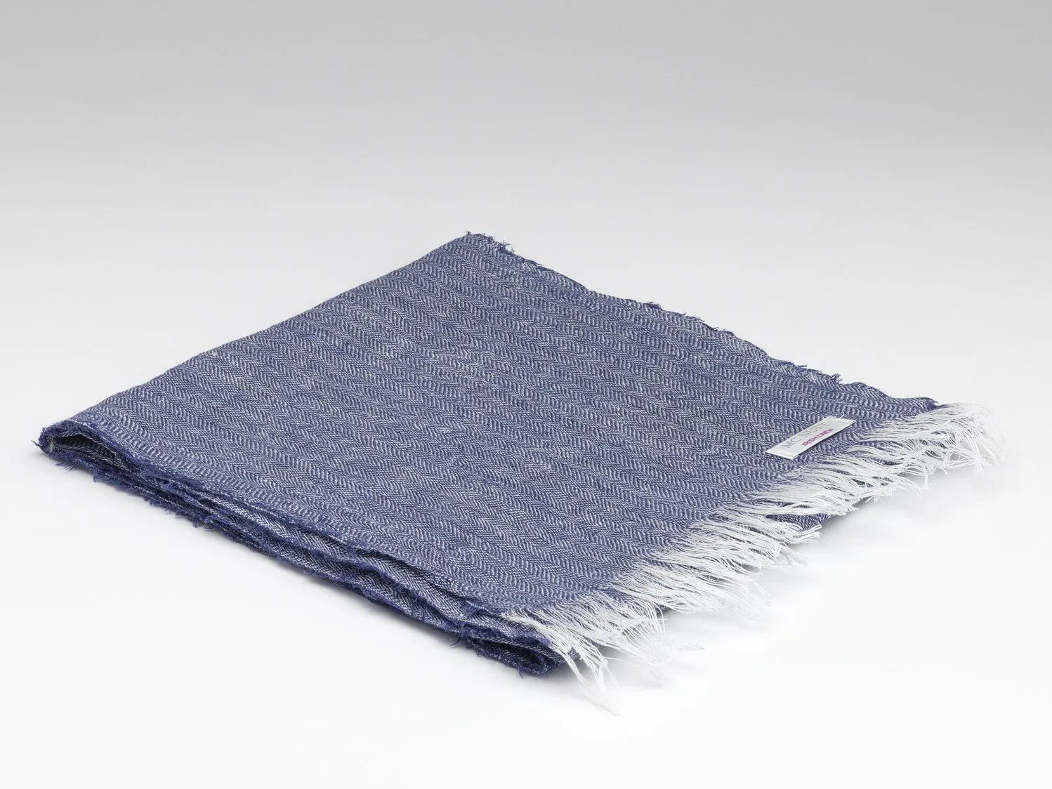 McNutt Scarves Scarf Linen Scarf | Navy