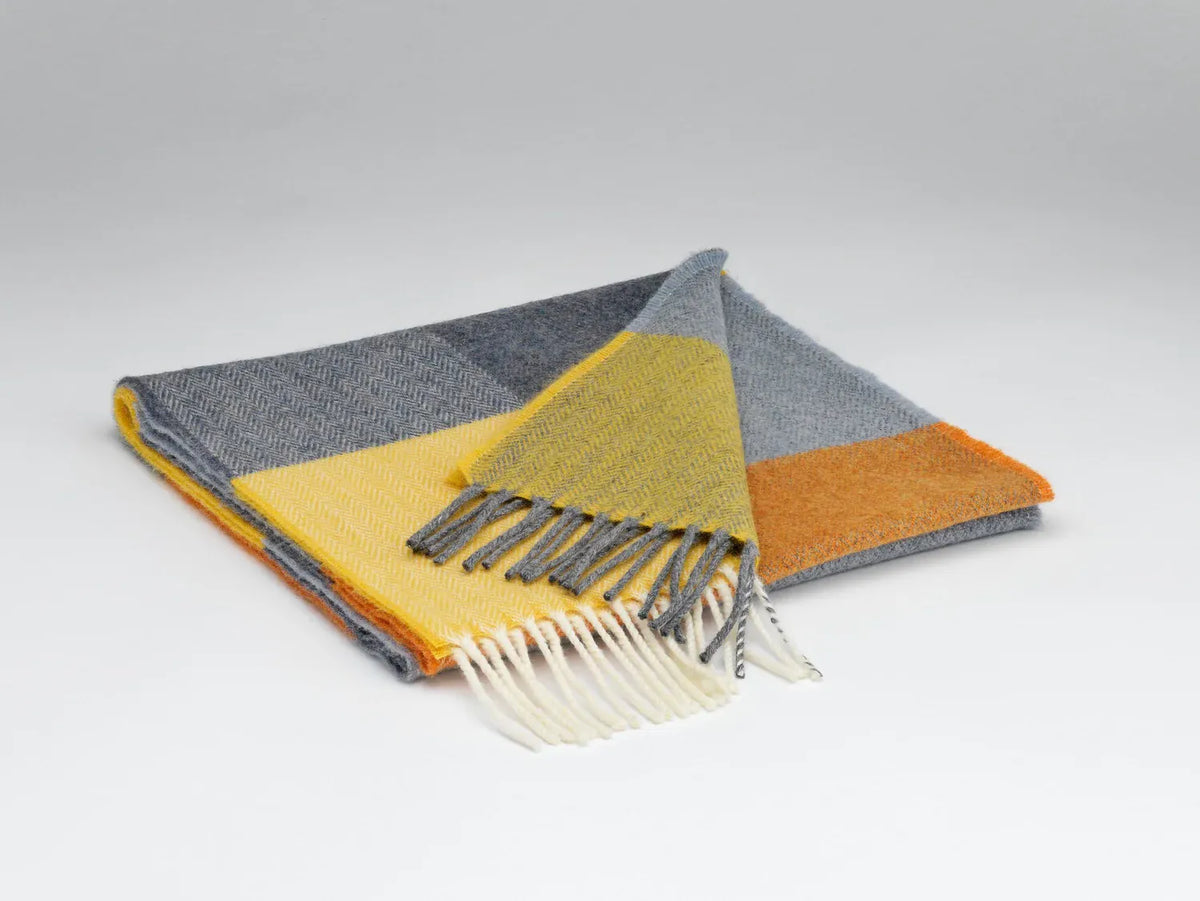 McNutt Scarves Scarves Merino Lambswool Scarf | Orange Smoke