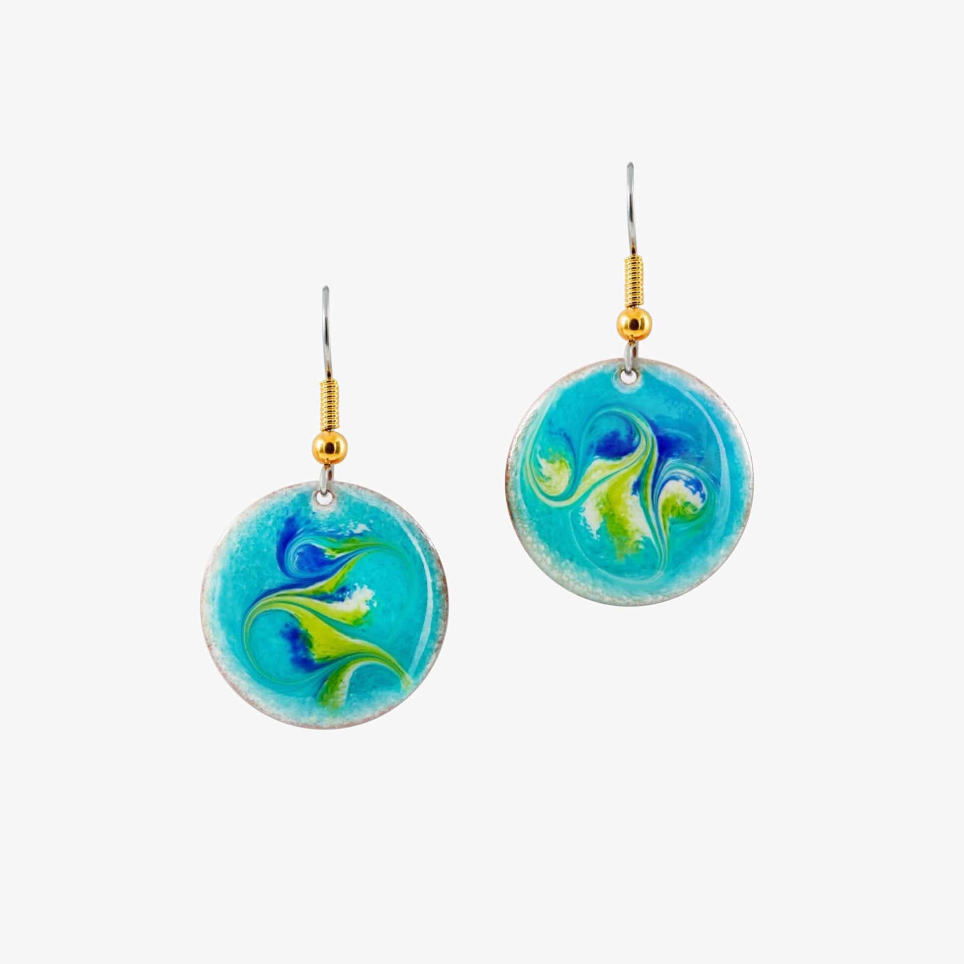 Meab Enamels Isabela turquoise | Drop Earrings