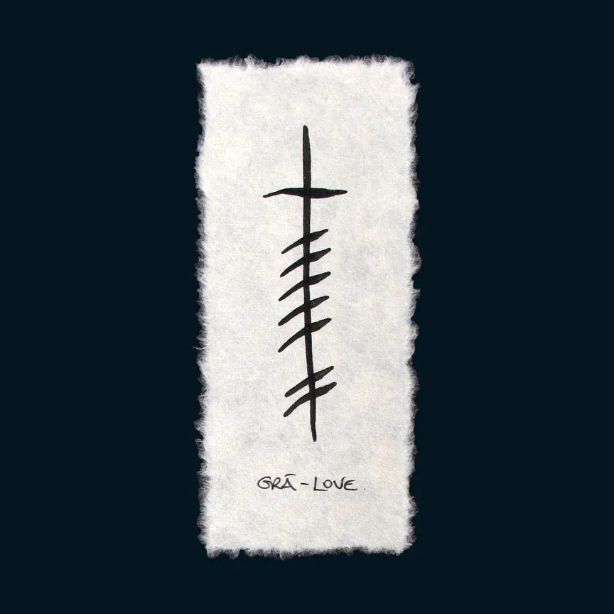Ogham Wish Gra Love | Framed Artwork