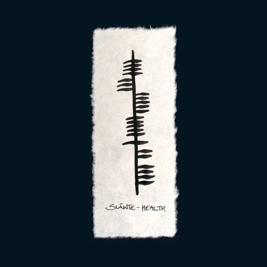 Ogham Wish Slainte Health | Framed Artwork