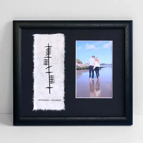 Ogham Wish Soulmate Anamcara | Framed Artwork