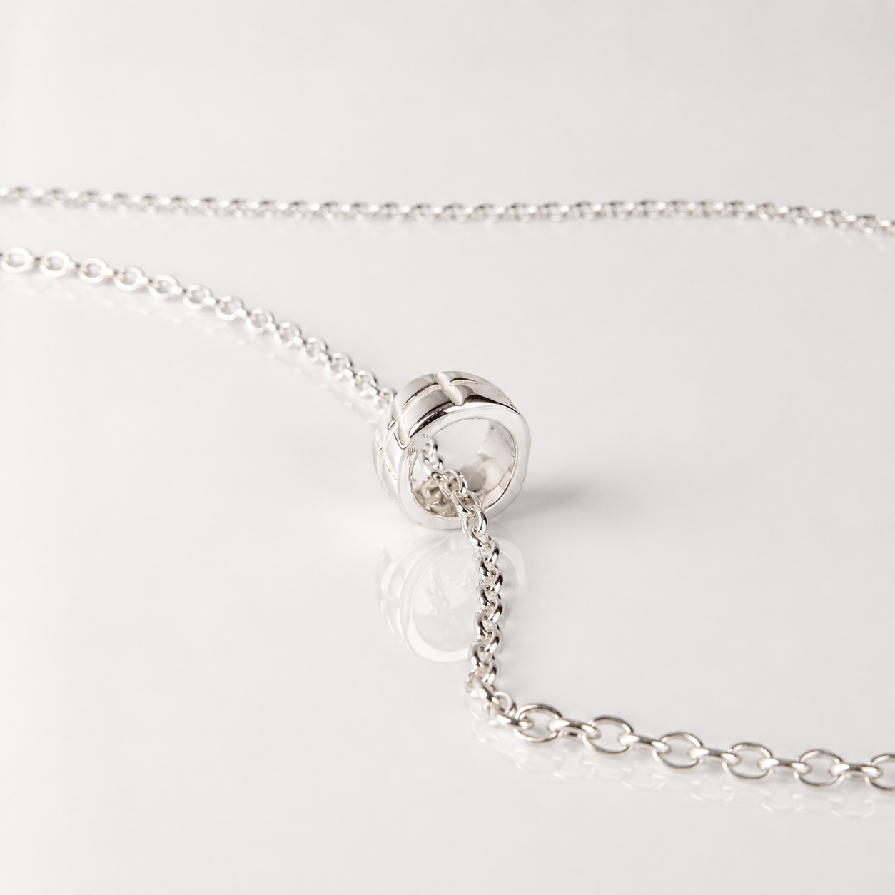 Ogham | Baby Ring Grá Necklace