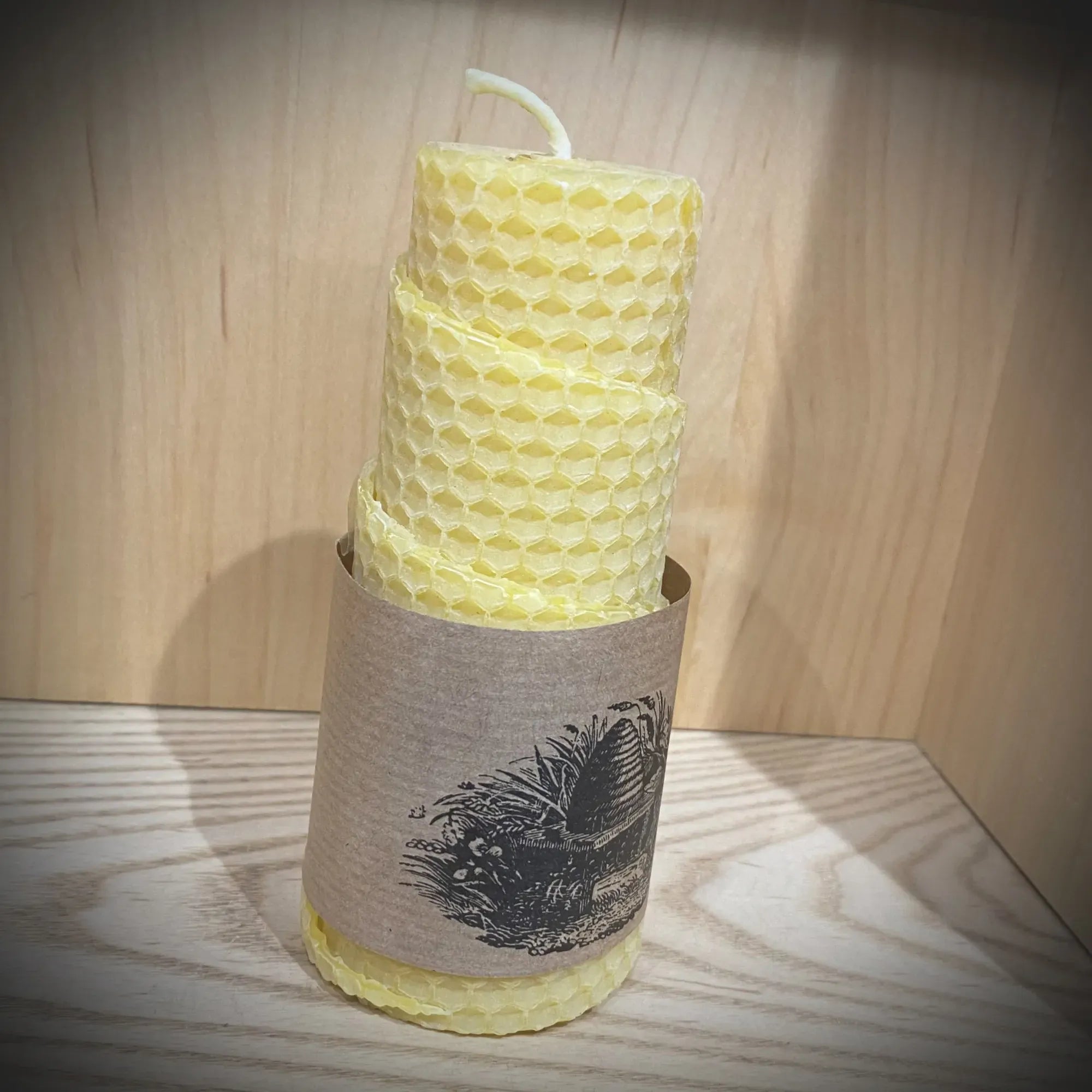 Rainbow & Beeswax Beeswax | Coiled Candle